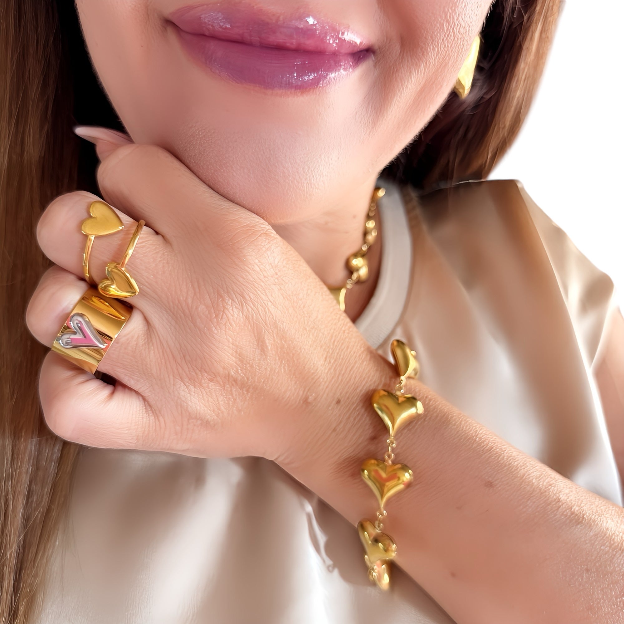 Bracciale Cuoricini