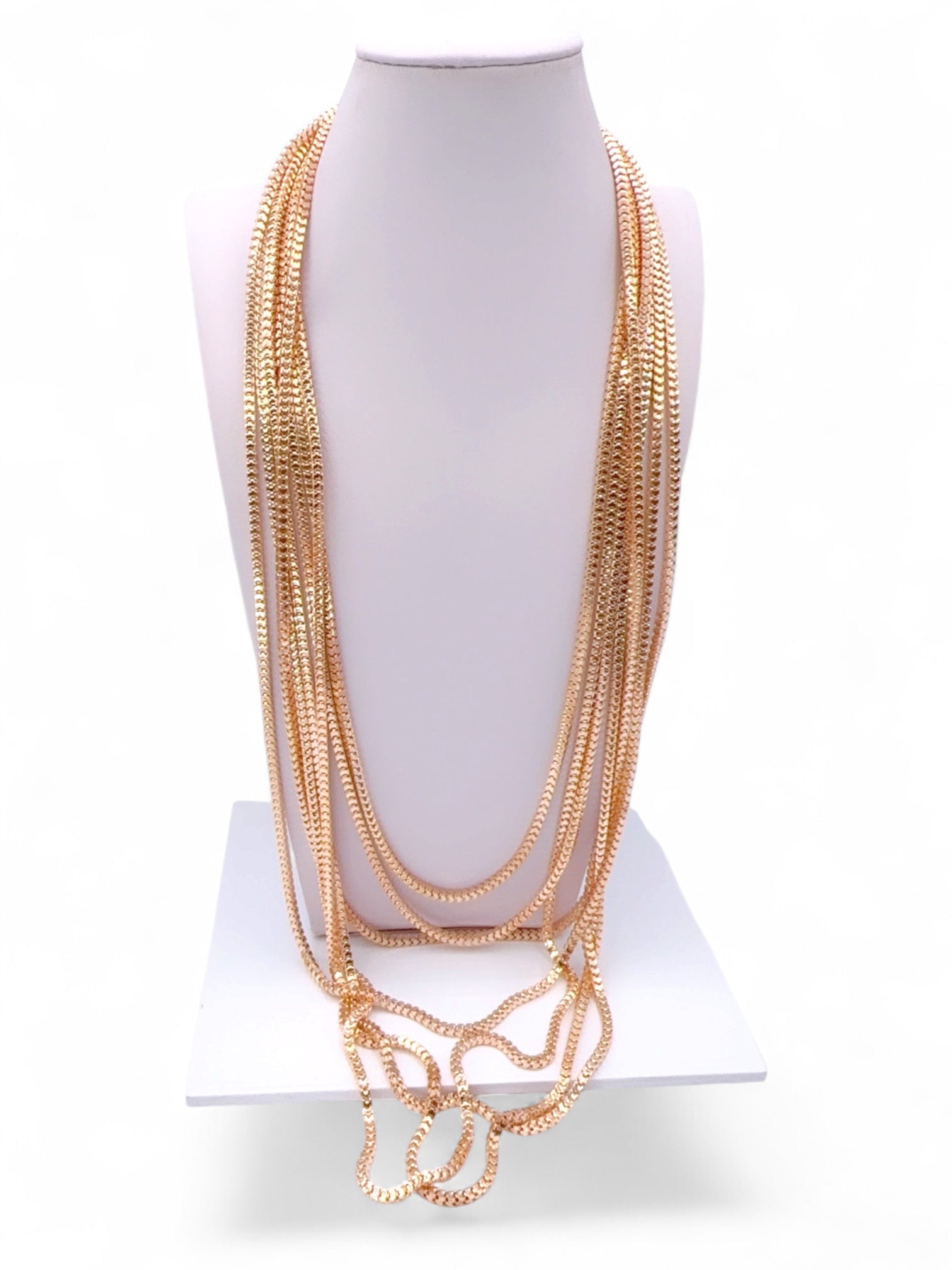 Collana Cascata Multifili