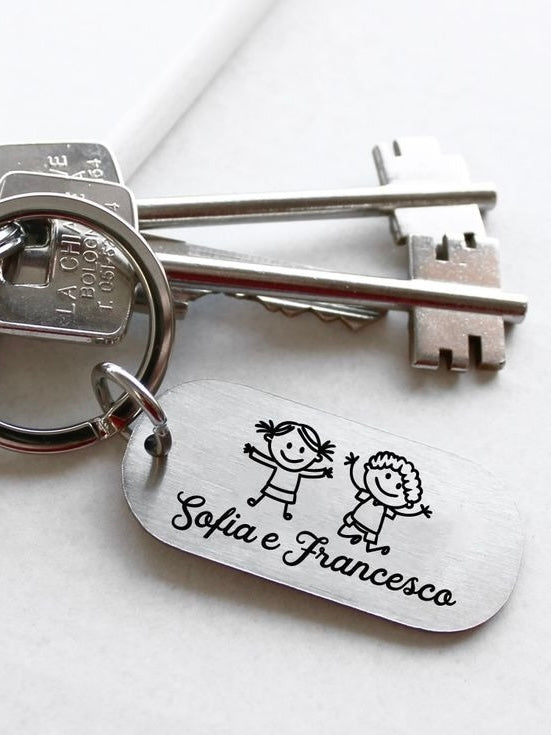 Portachiavi Acciaio Personalizzato
