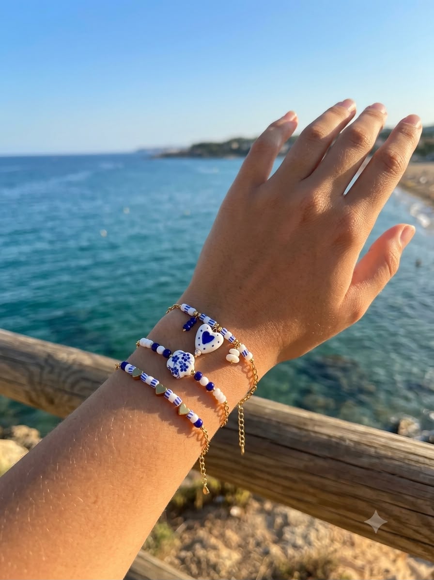 Bracciale SANTORINI BLUE & WHITE