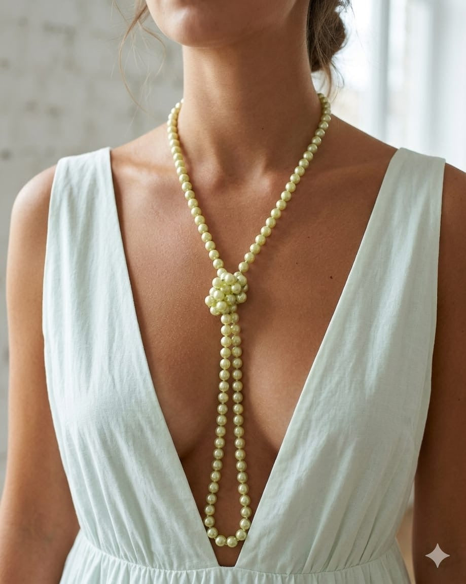 Collana Perle Nodo