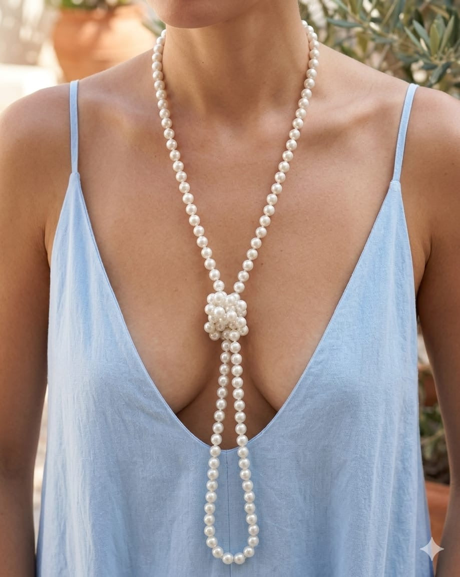 Collana Perle Nodo