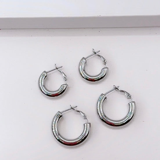 Orecchini Cerchio Steel
