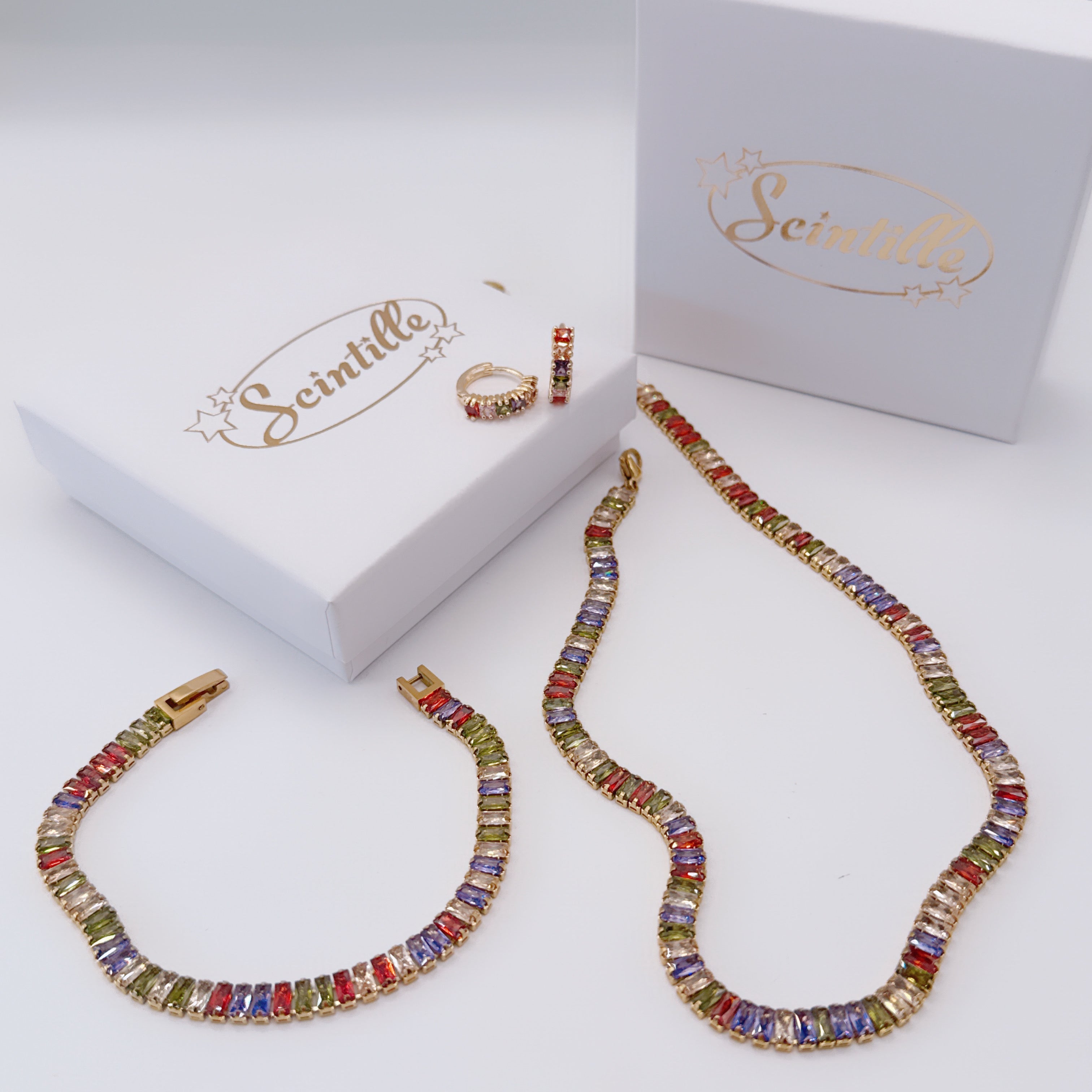 Collana Baguette Colors