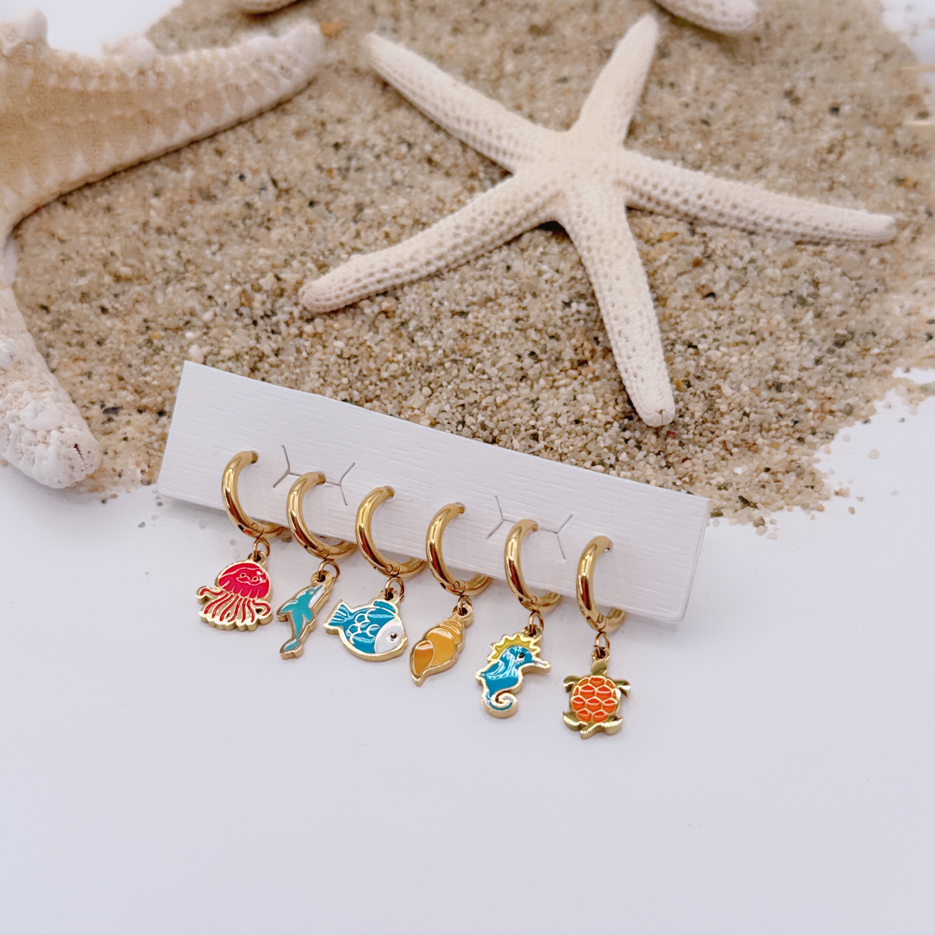 Set Orecchini In Fondo al Mare Gold