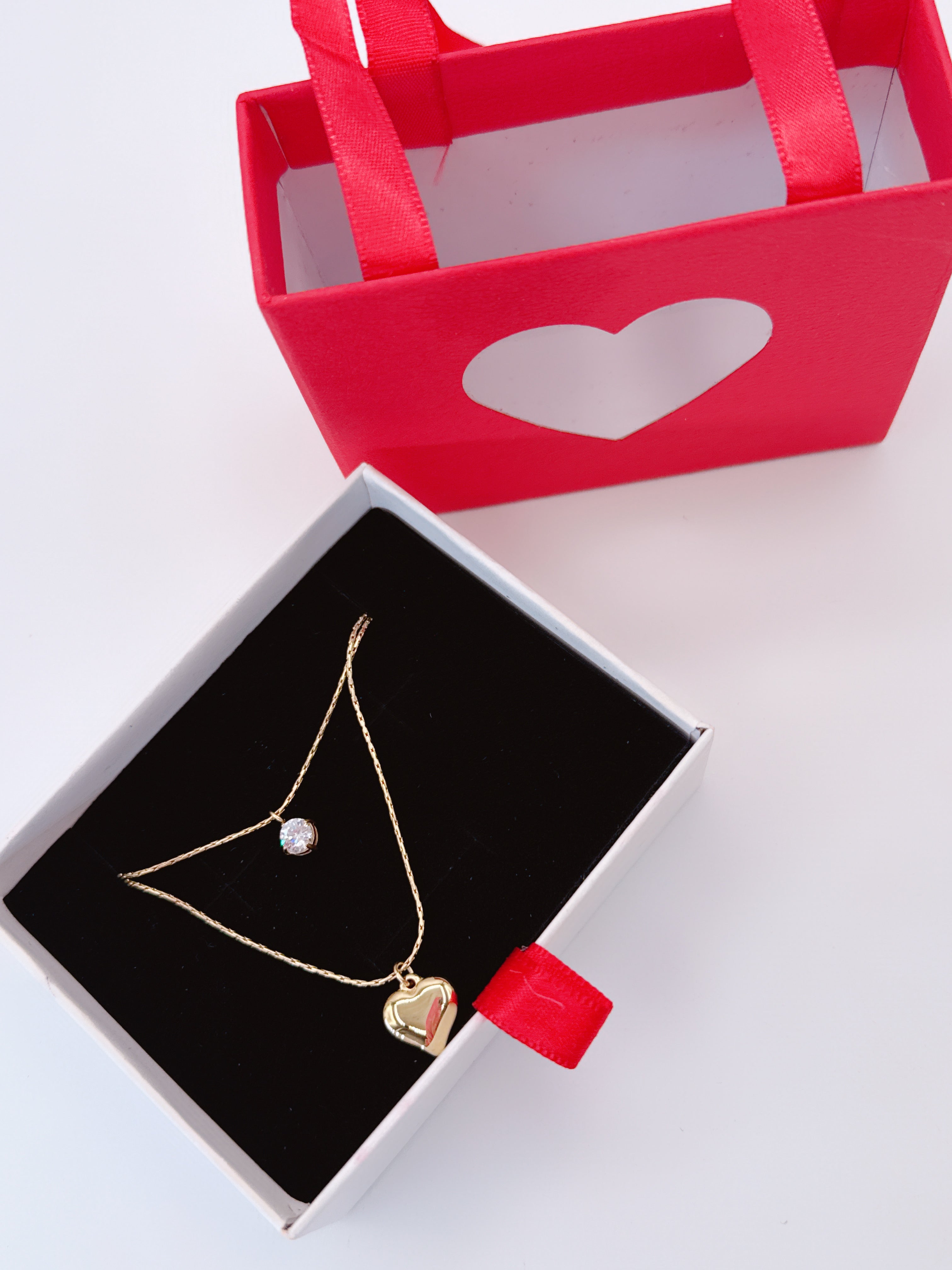 Collana Doppio Cuore Lux