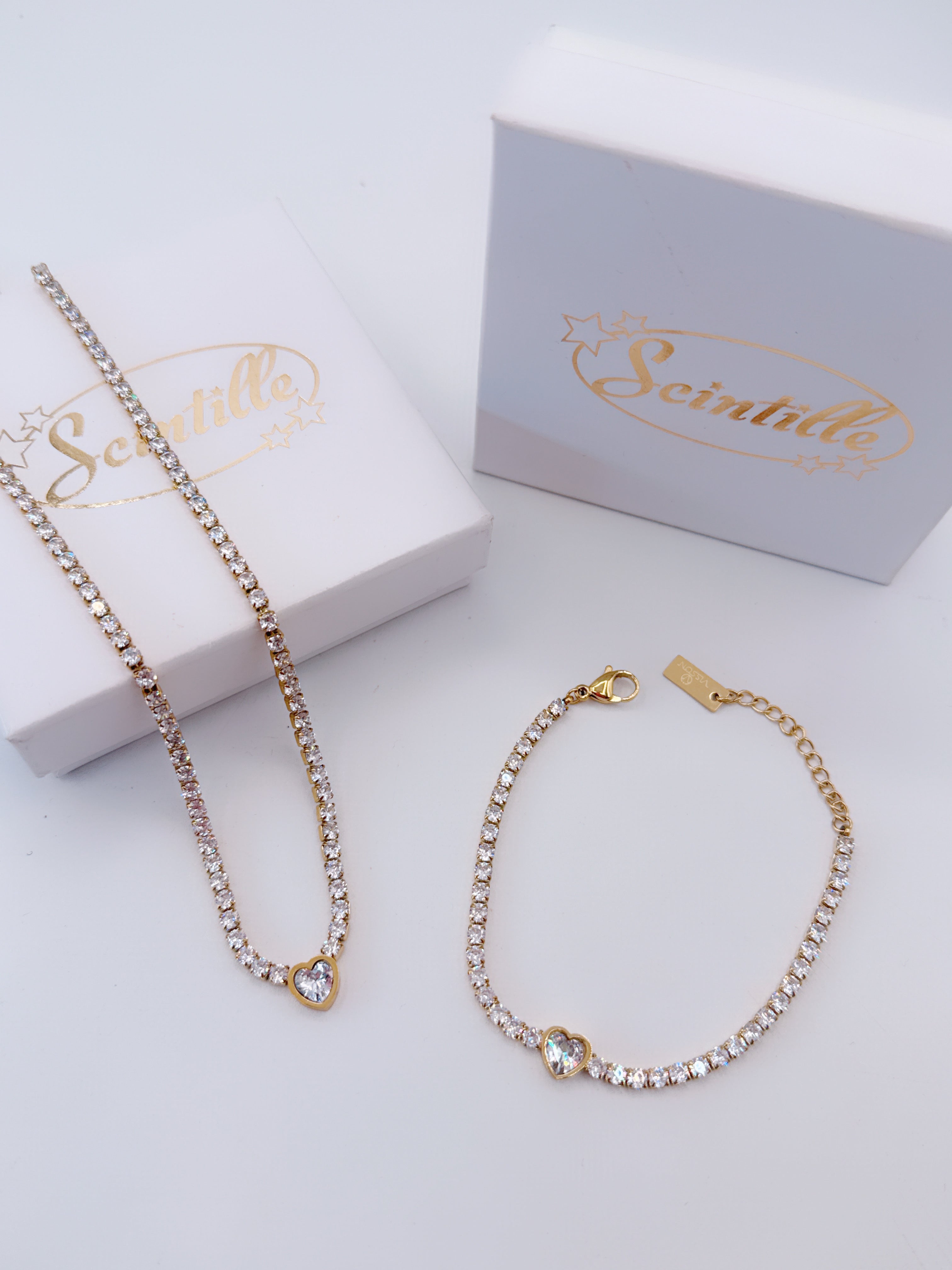 Collana & Bracciale LOVE Gold