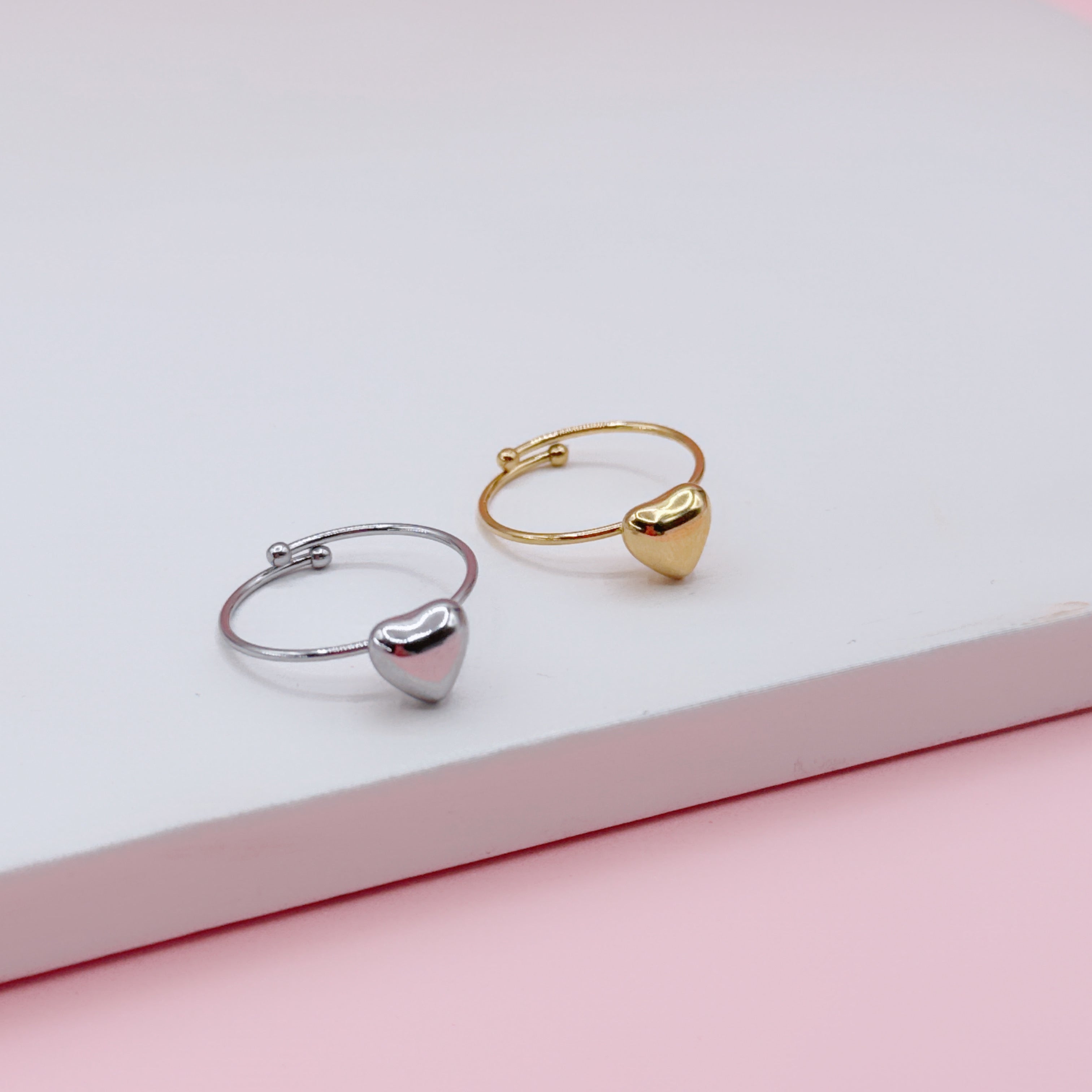 Anello Mini Cuore Bombato.