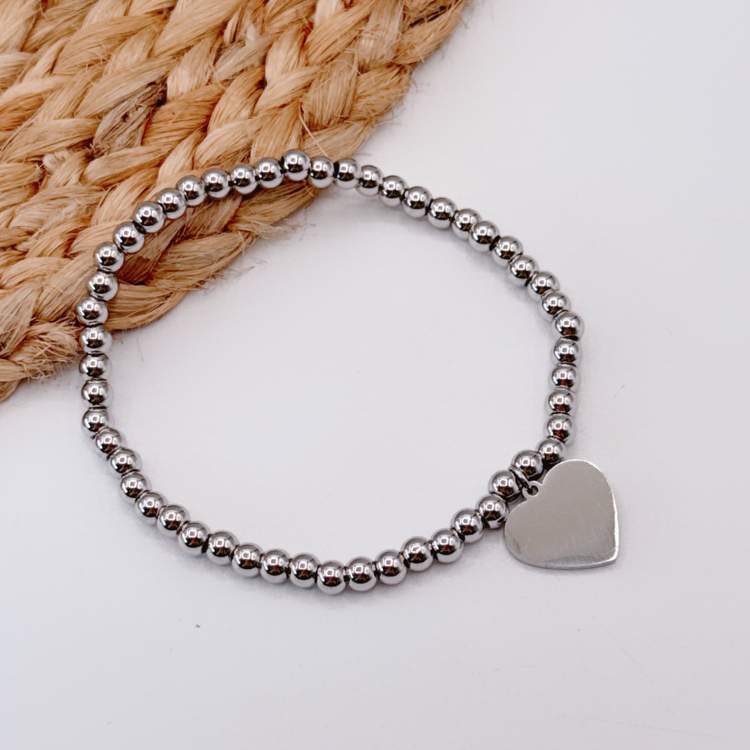Bracciale Sfere & Cuoricino