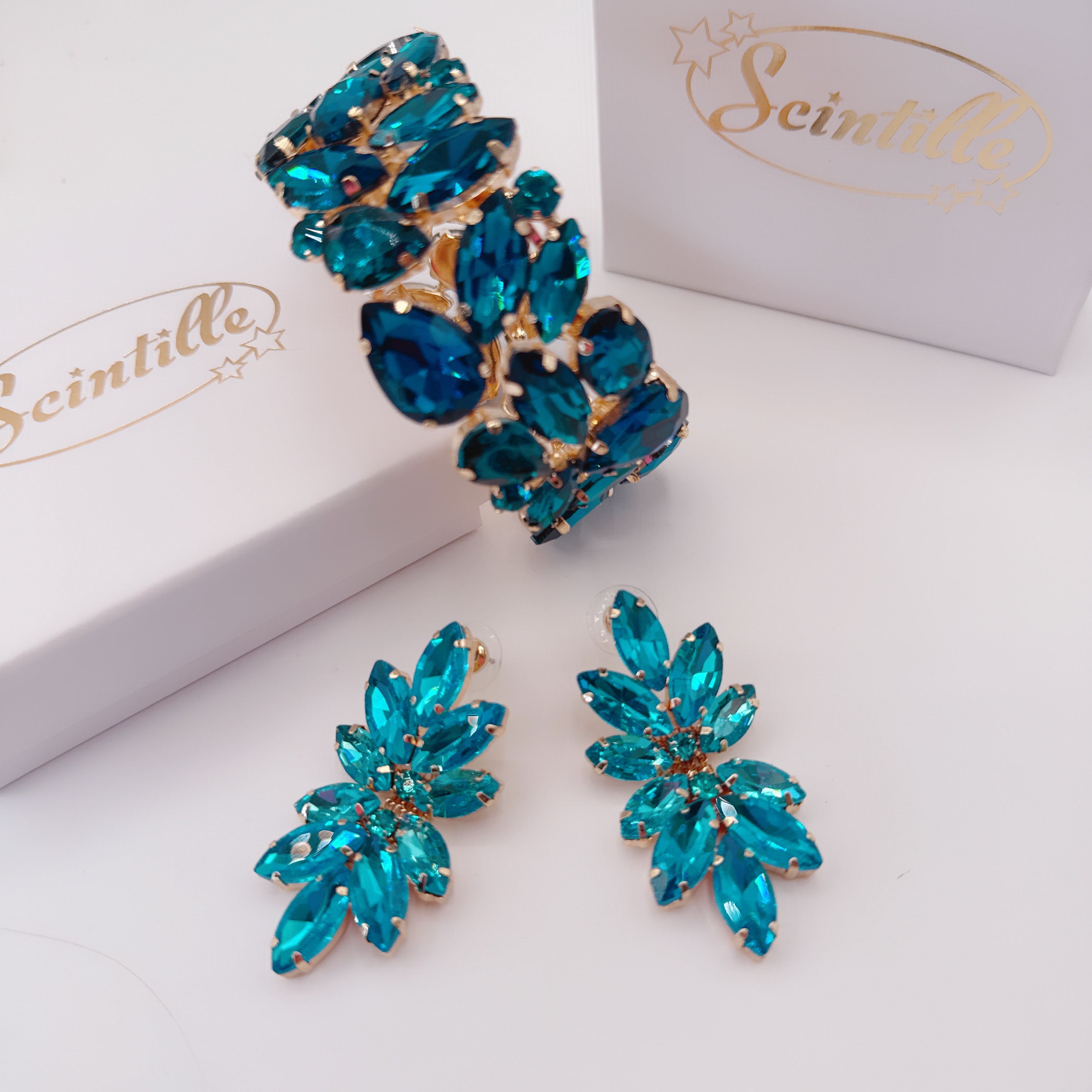 Orecchini Luxury Azzurro