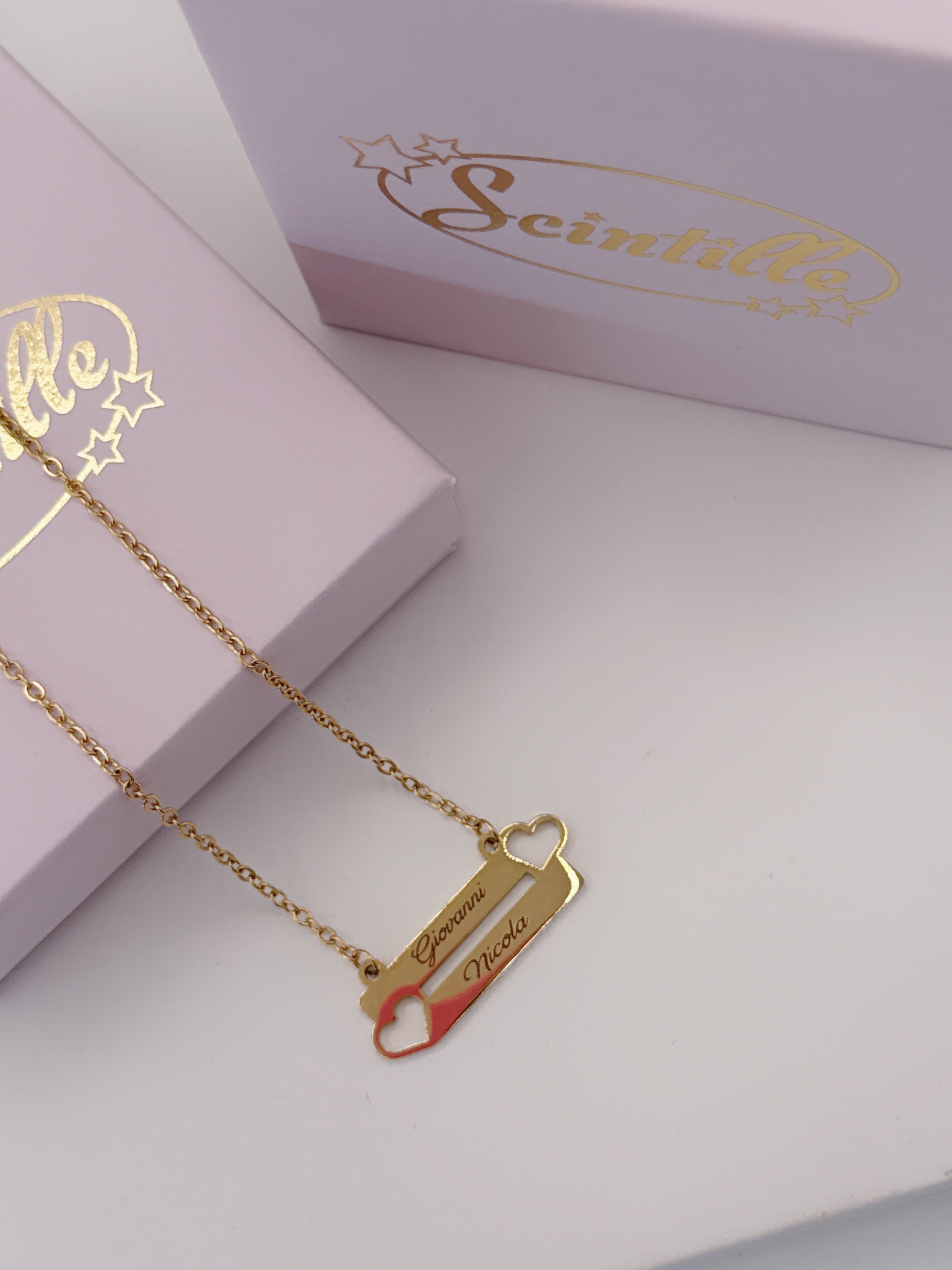 Collana Doppia INCISIONE GRATUITA