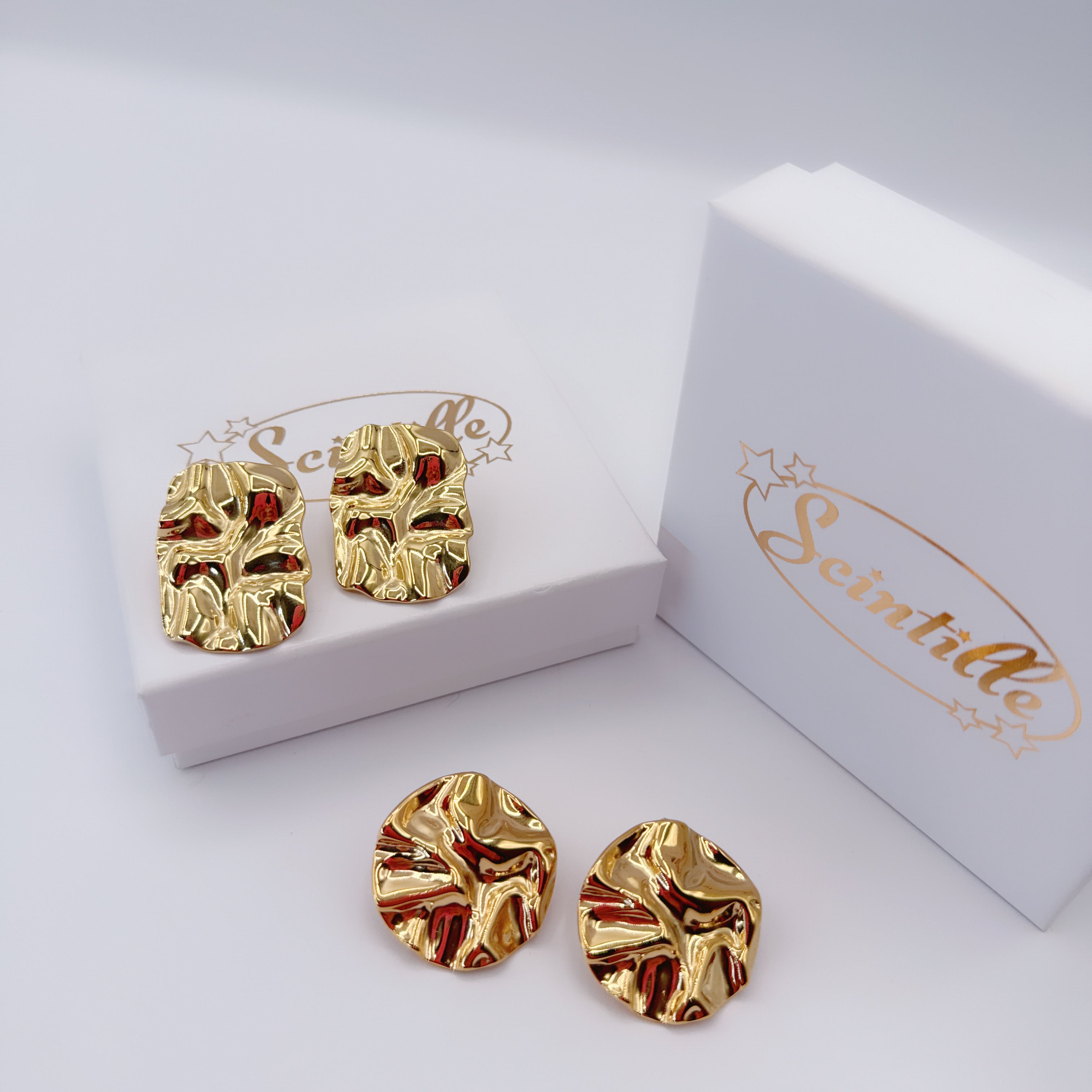 Orecchini Martellati