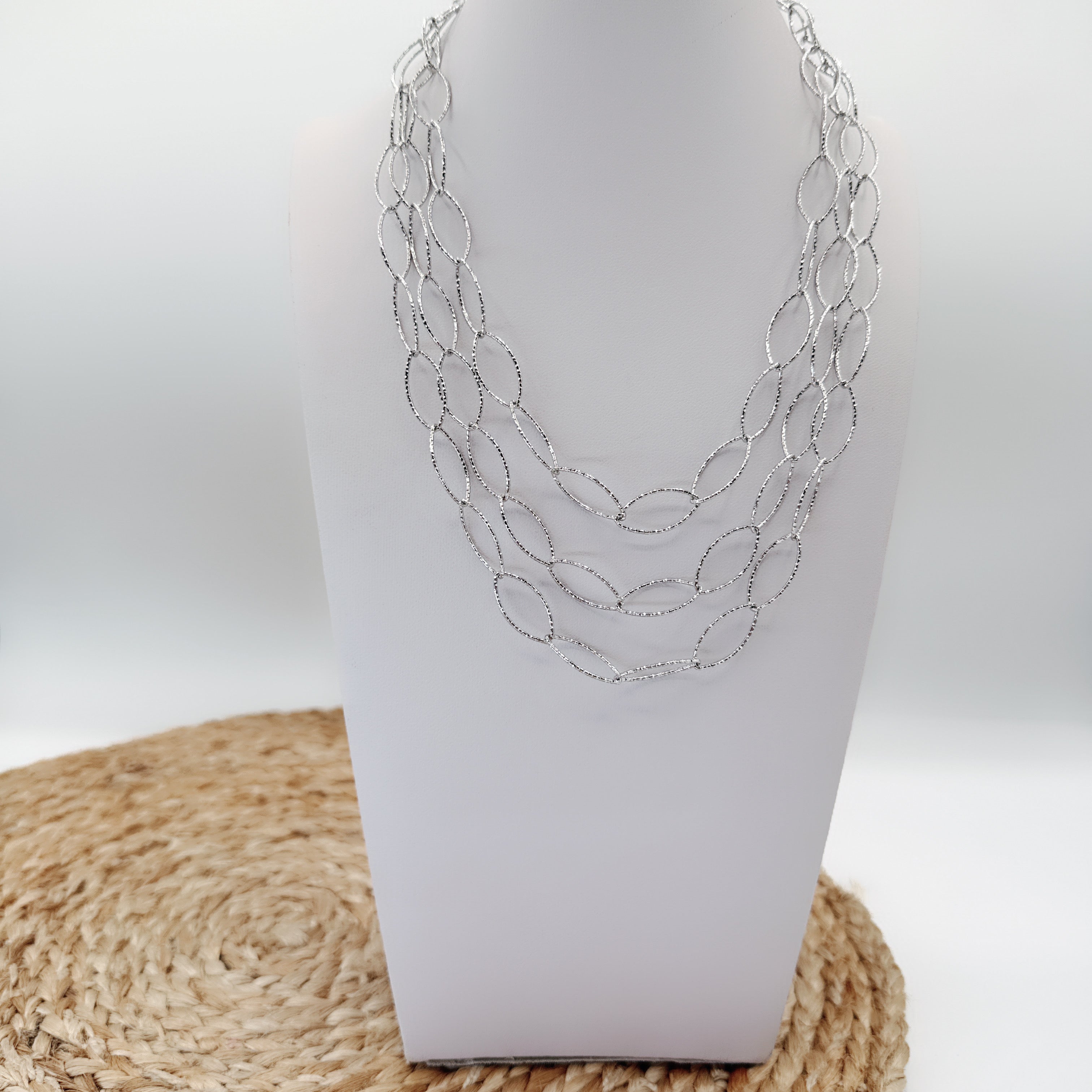 Collana Cascata Diamantata