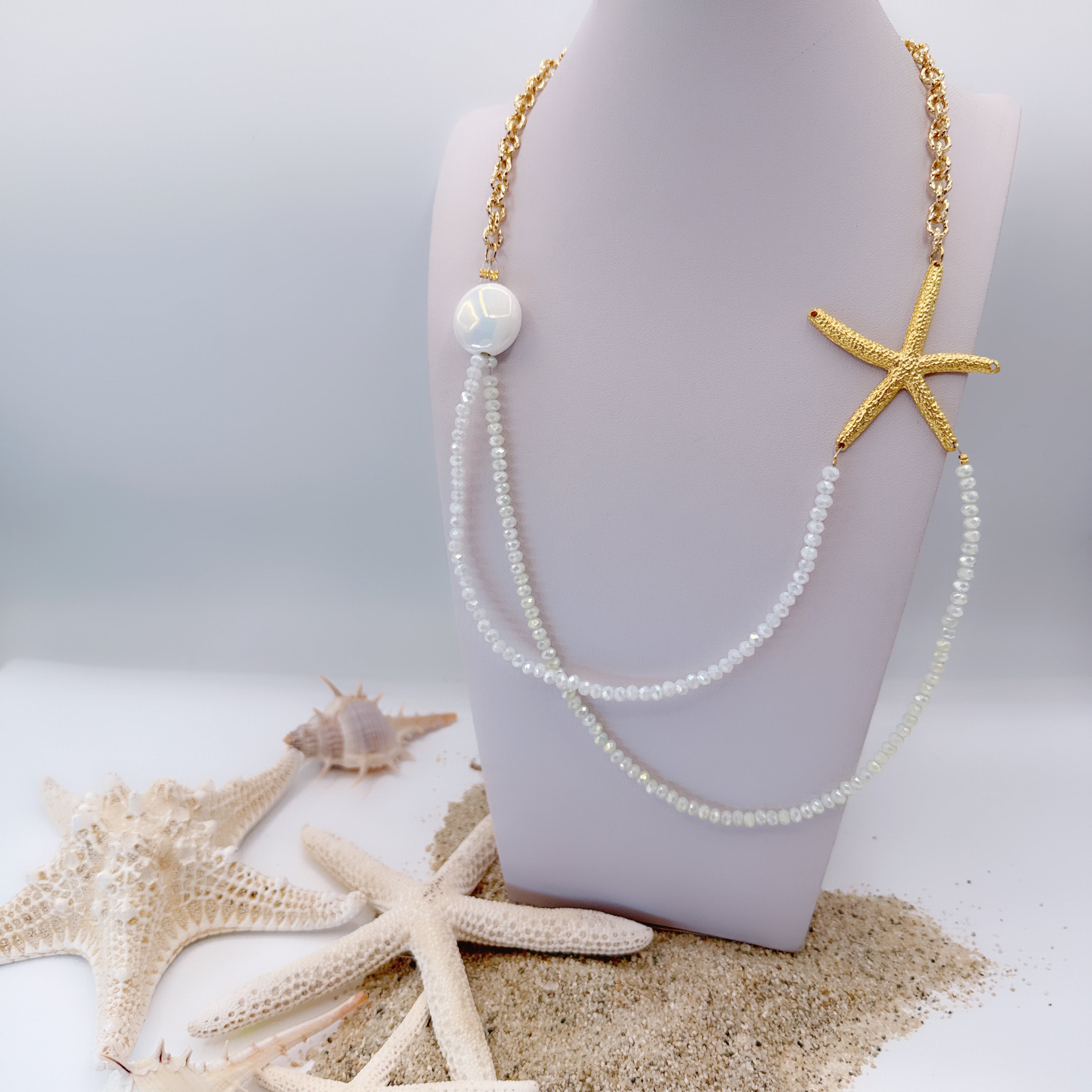Collana Stella Marina & Cristalli