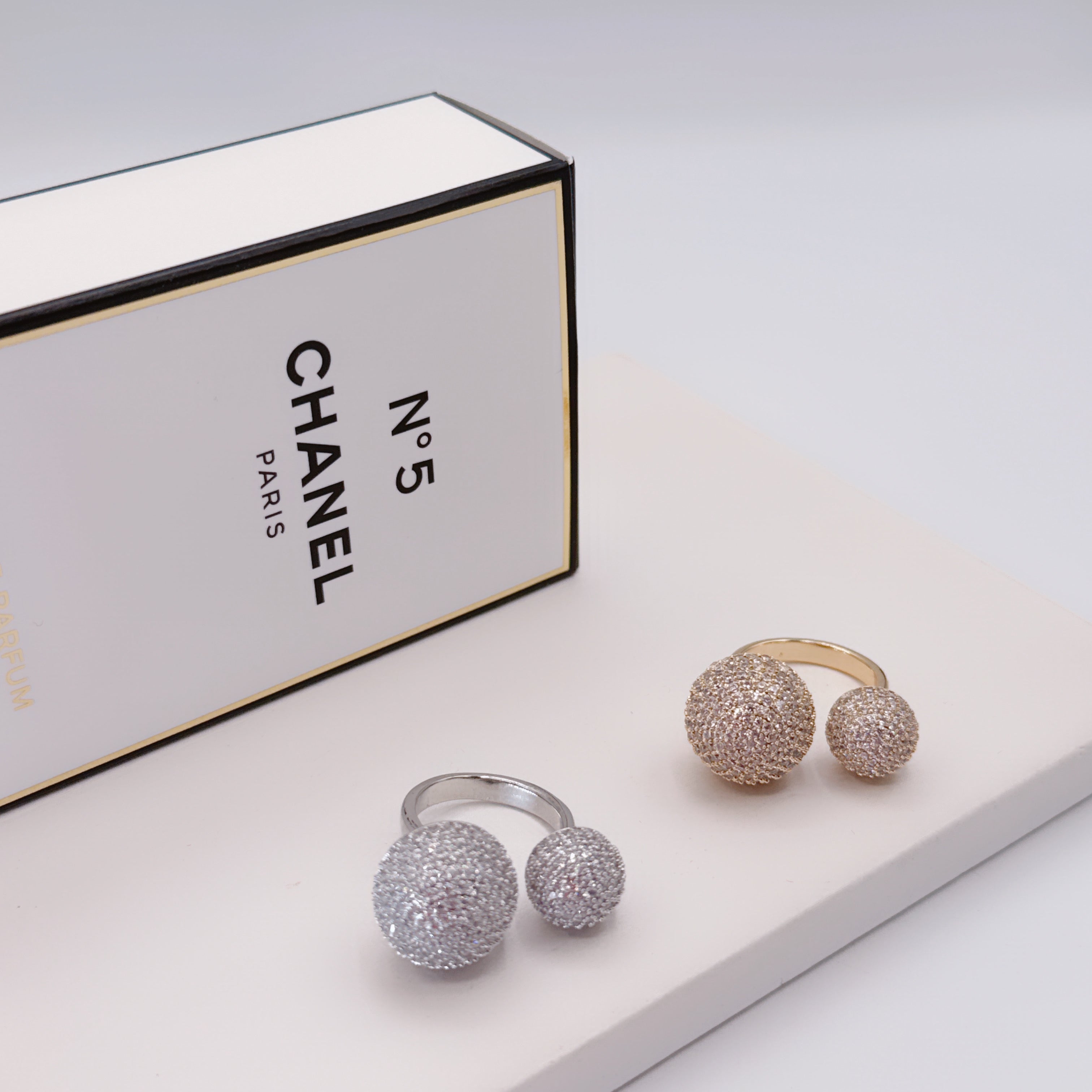 Anello Double Sfere Lusso