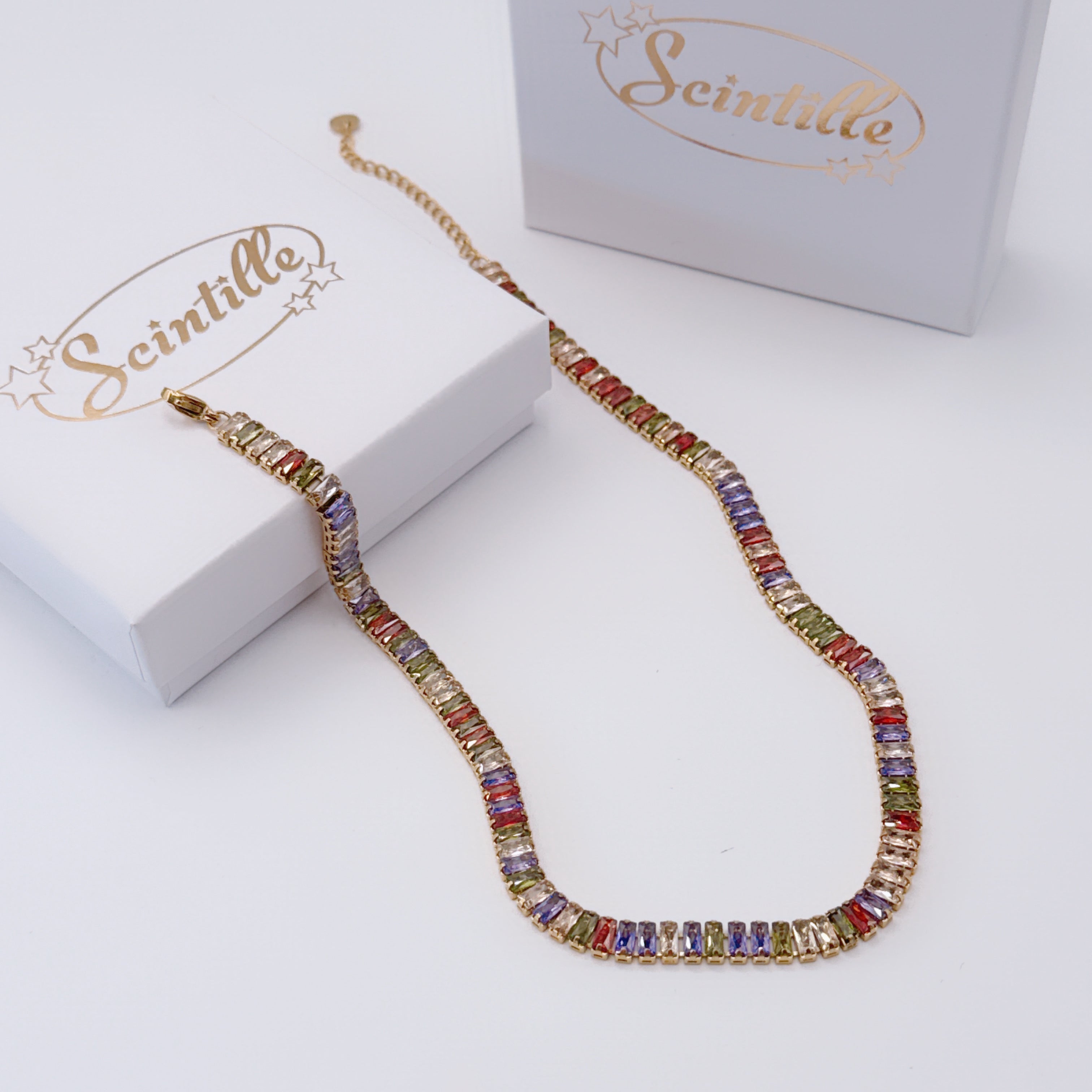 Collana Baguette Colors
