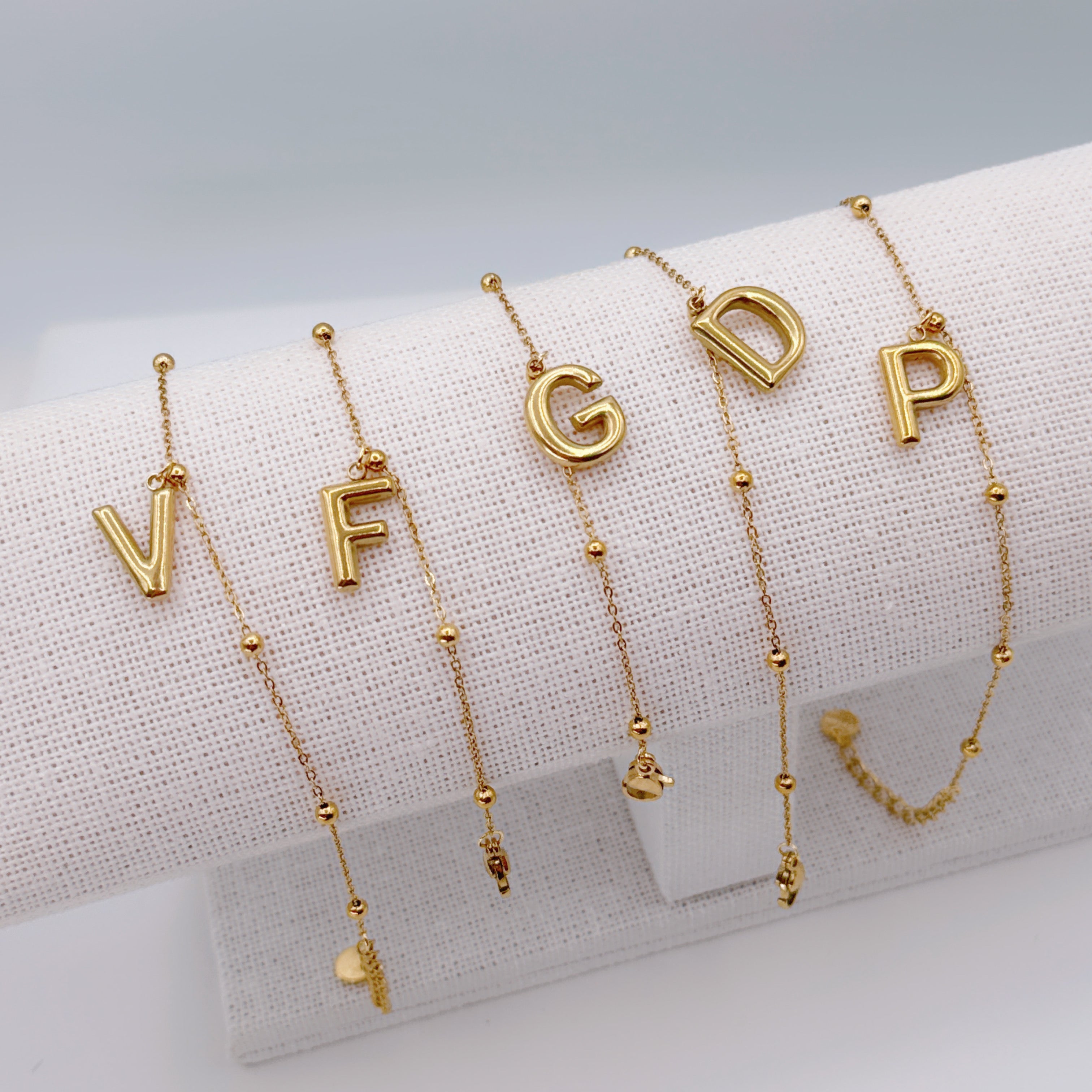 Bracciale Balloon Lettera GOLD