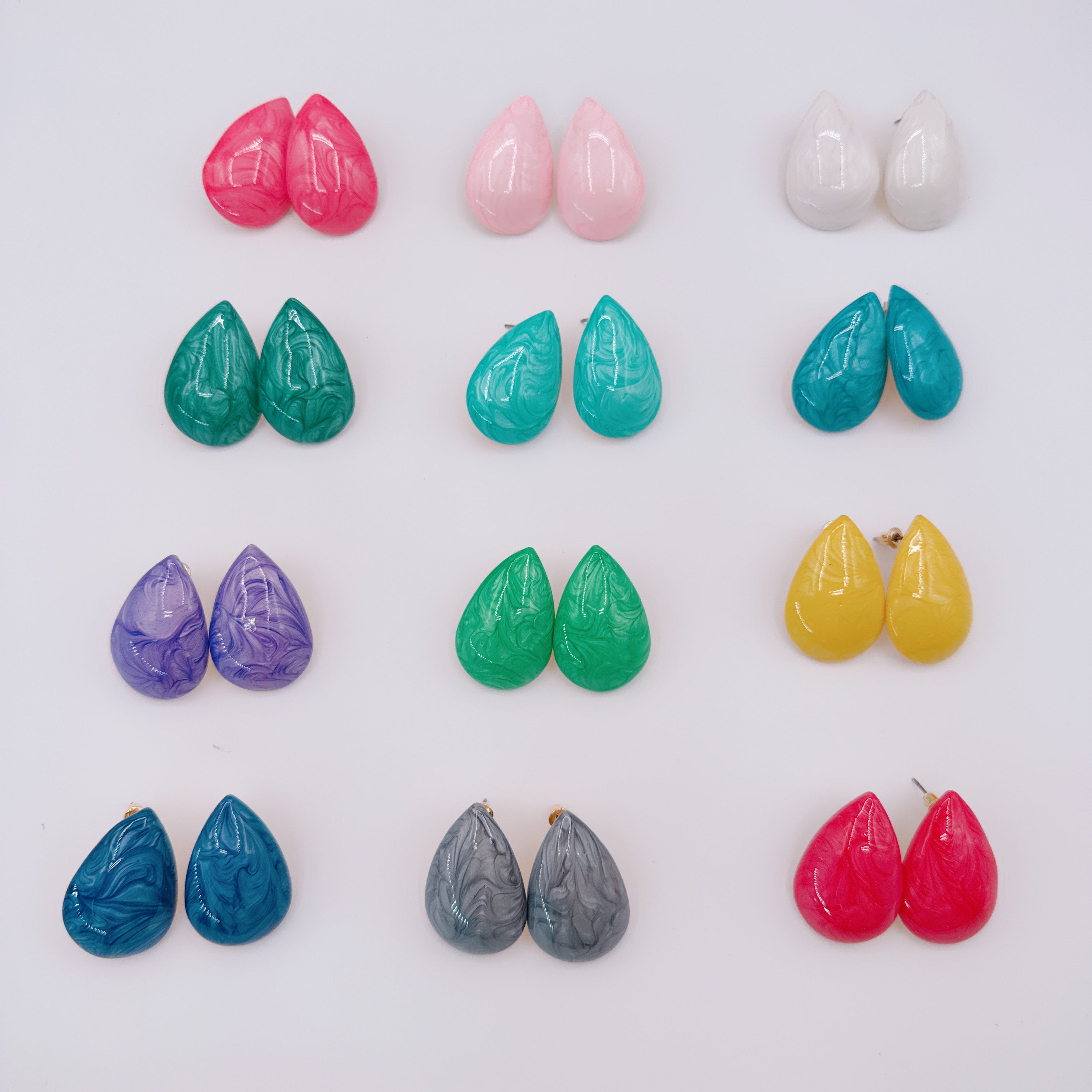 Orecchini Goccia Smaltati