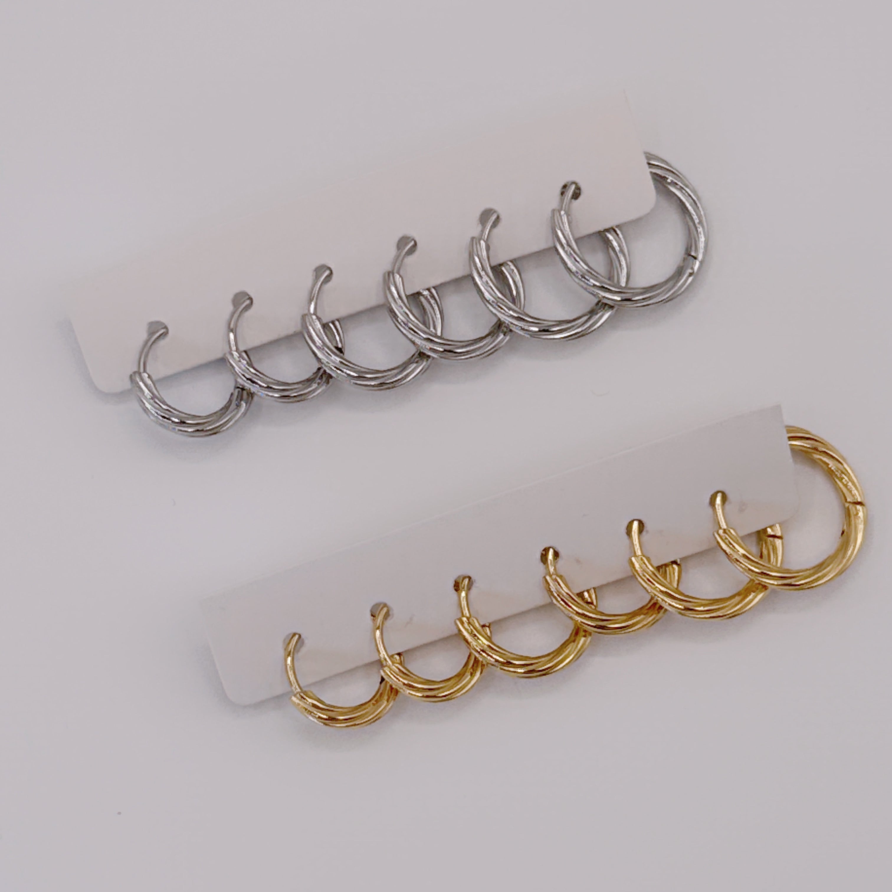 Orecchini Set Ondulato