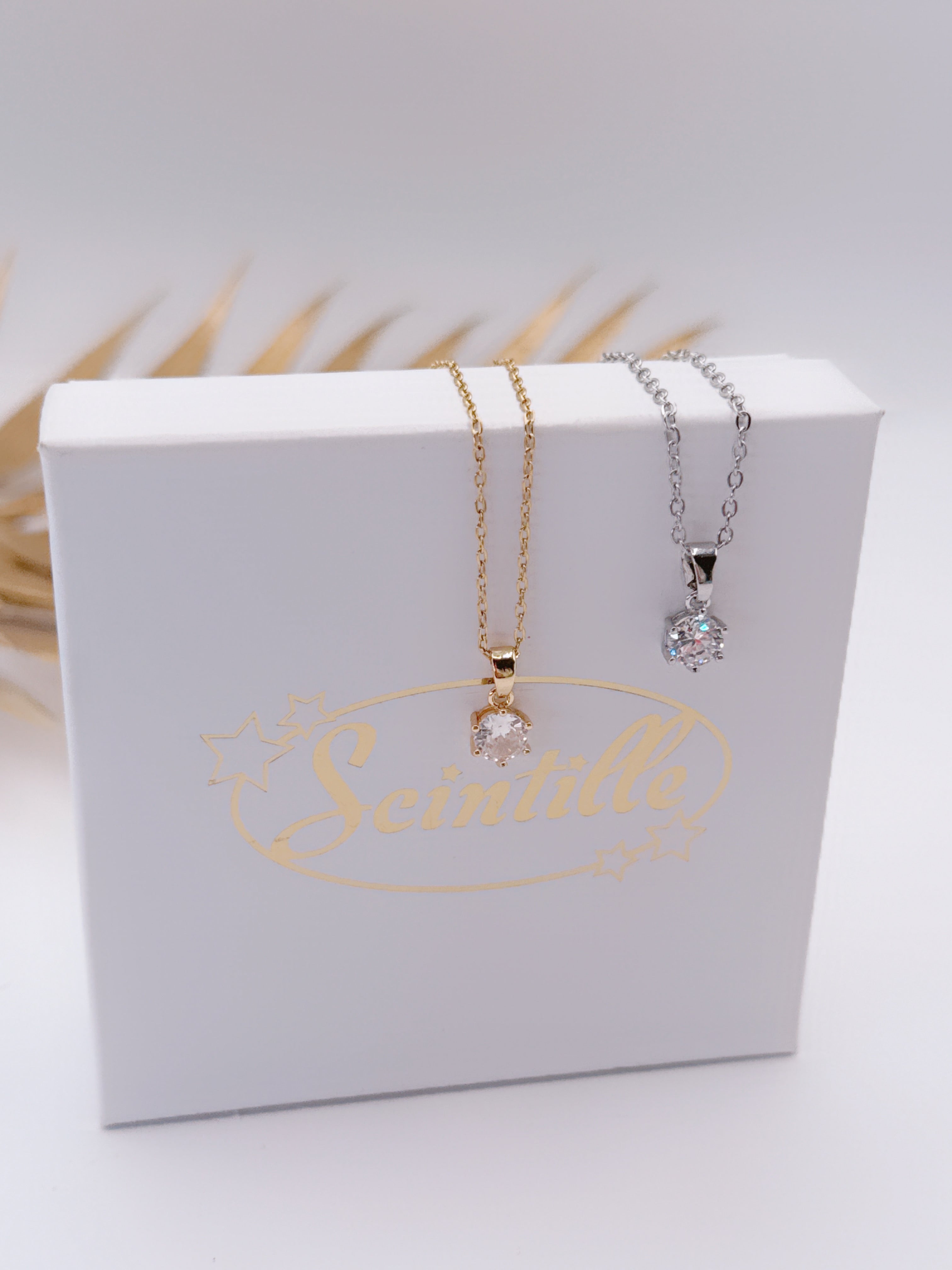 Collana Zircone Solitario