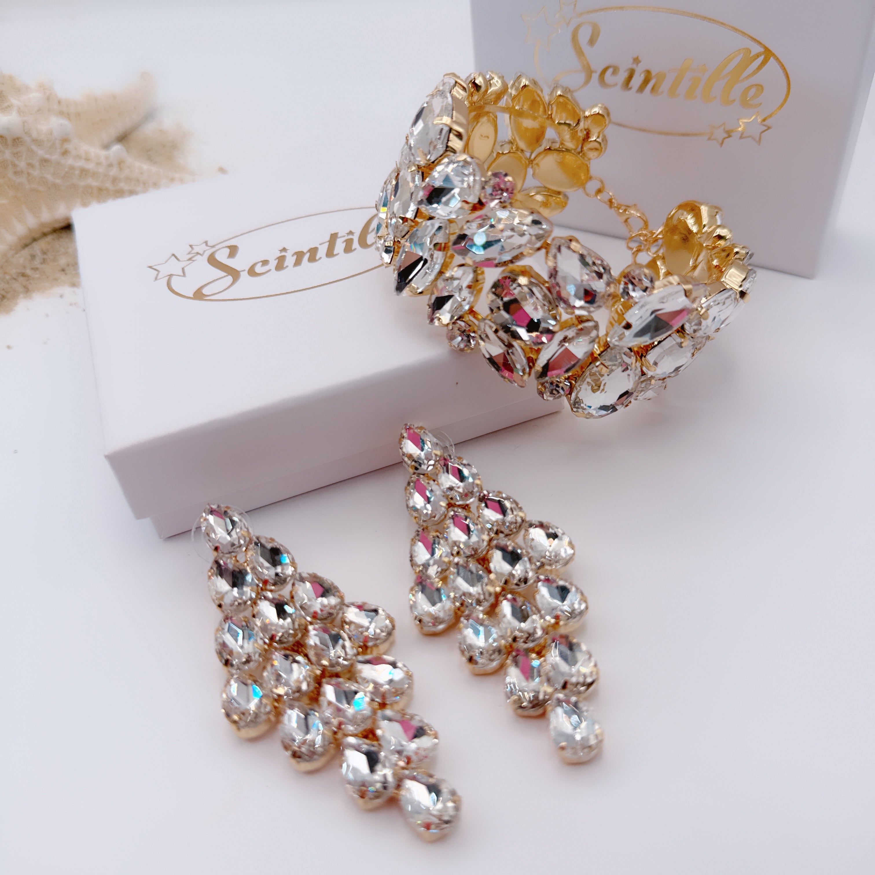 Orecchini Luxury White
