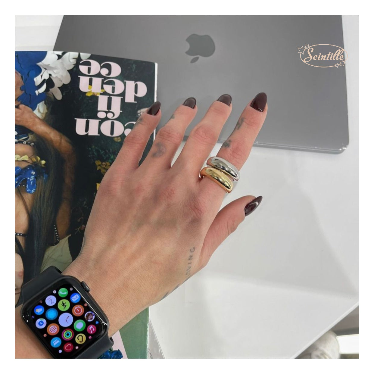 Anello Fascia Bombato - SCINTILLE ACCESSORI MODA