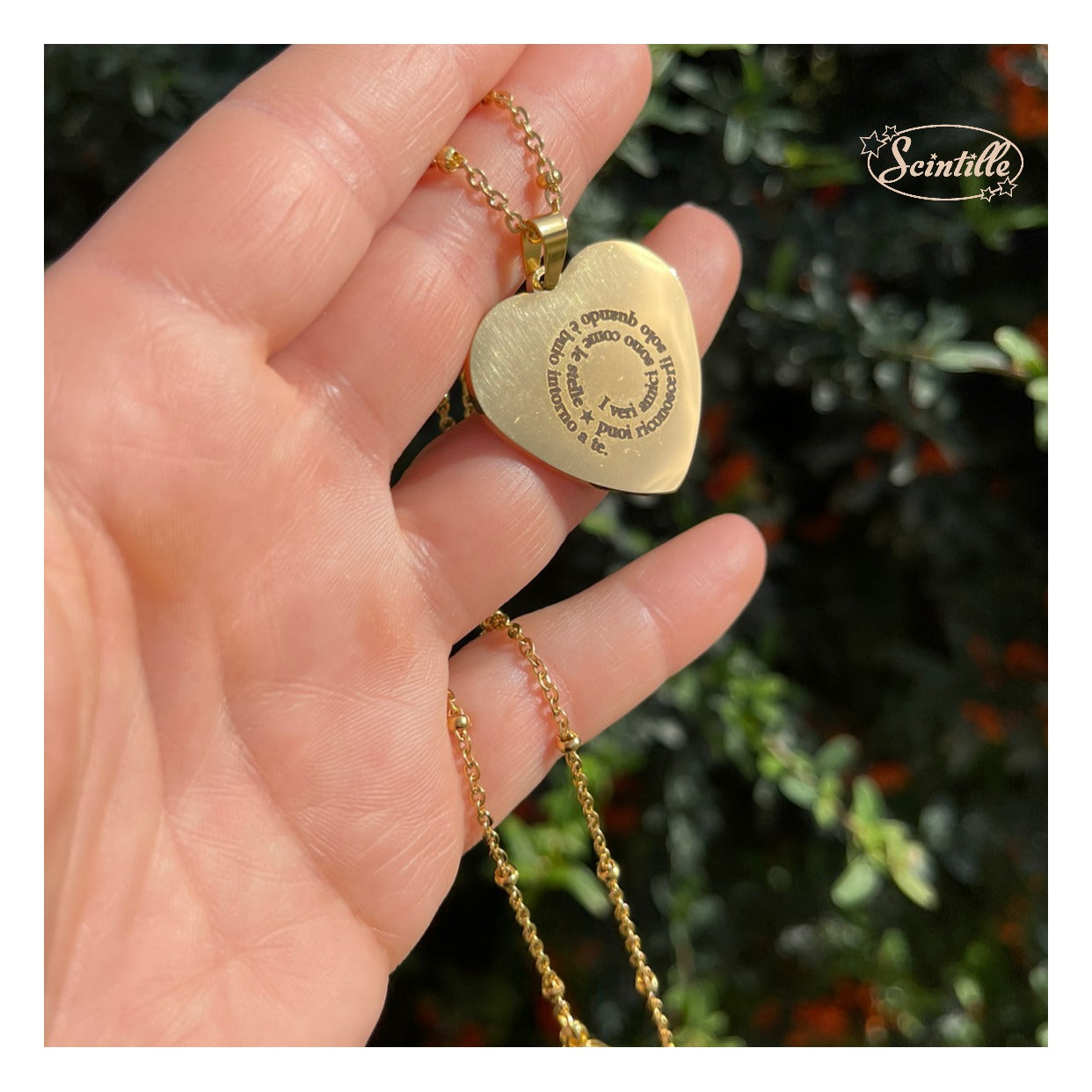 Collana Cuore Gold - SCINTILLE ACCESSORI MODA