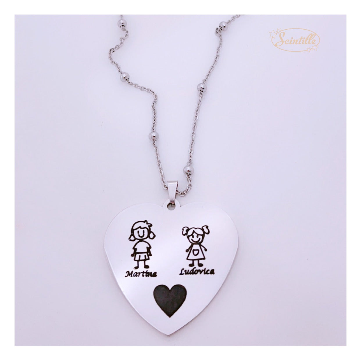 Collana Personalizzata Acciaio - SCINTILLE ACCESSORI MODA