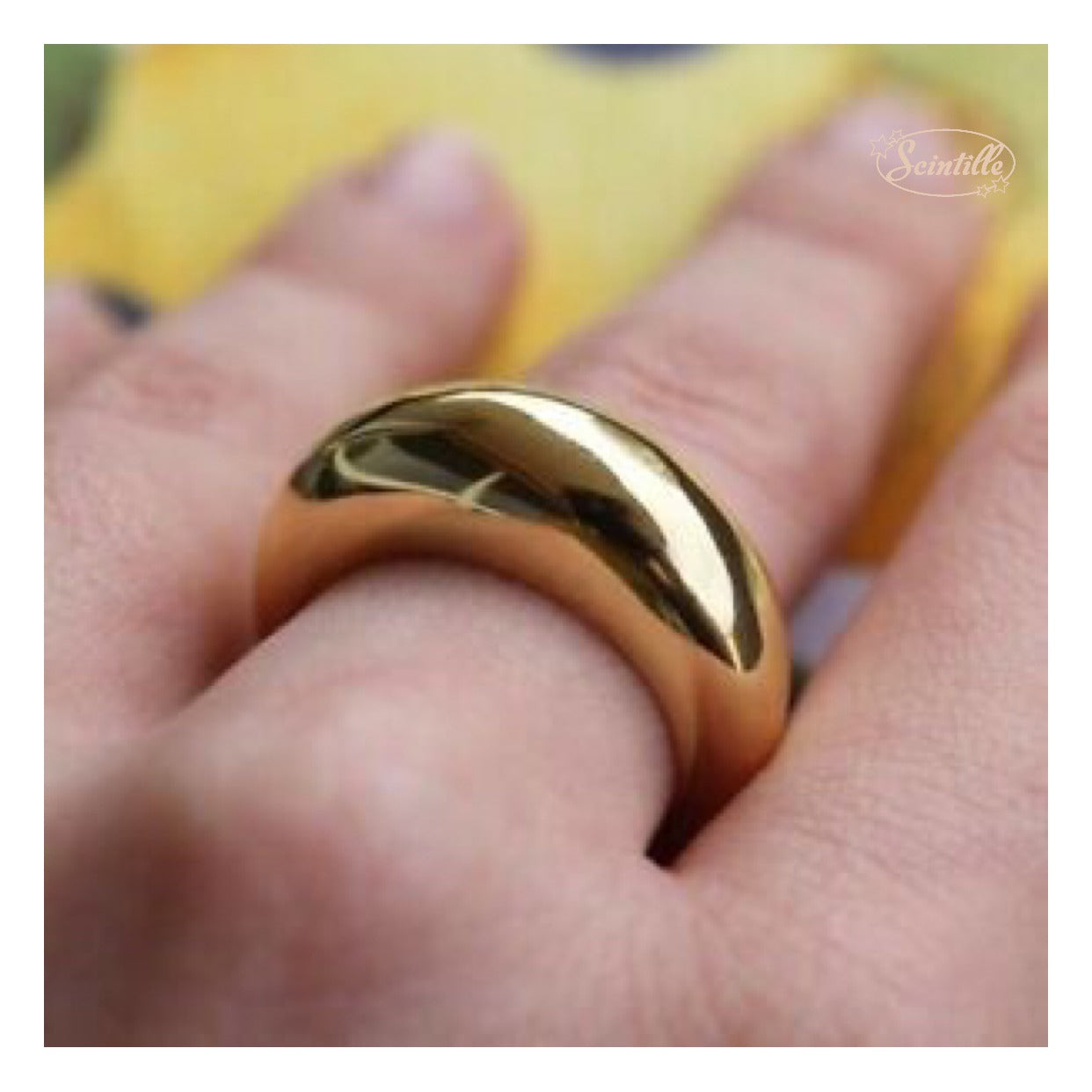 Anello Fascia Bombato - SCINTILLE ACCESSORI MODA