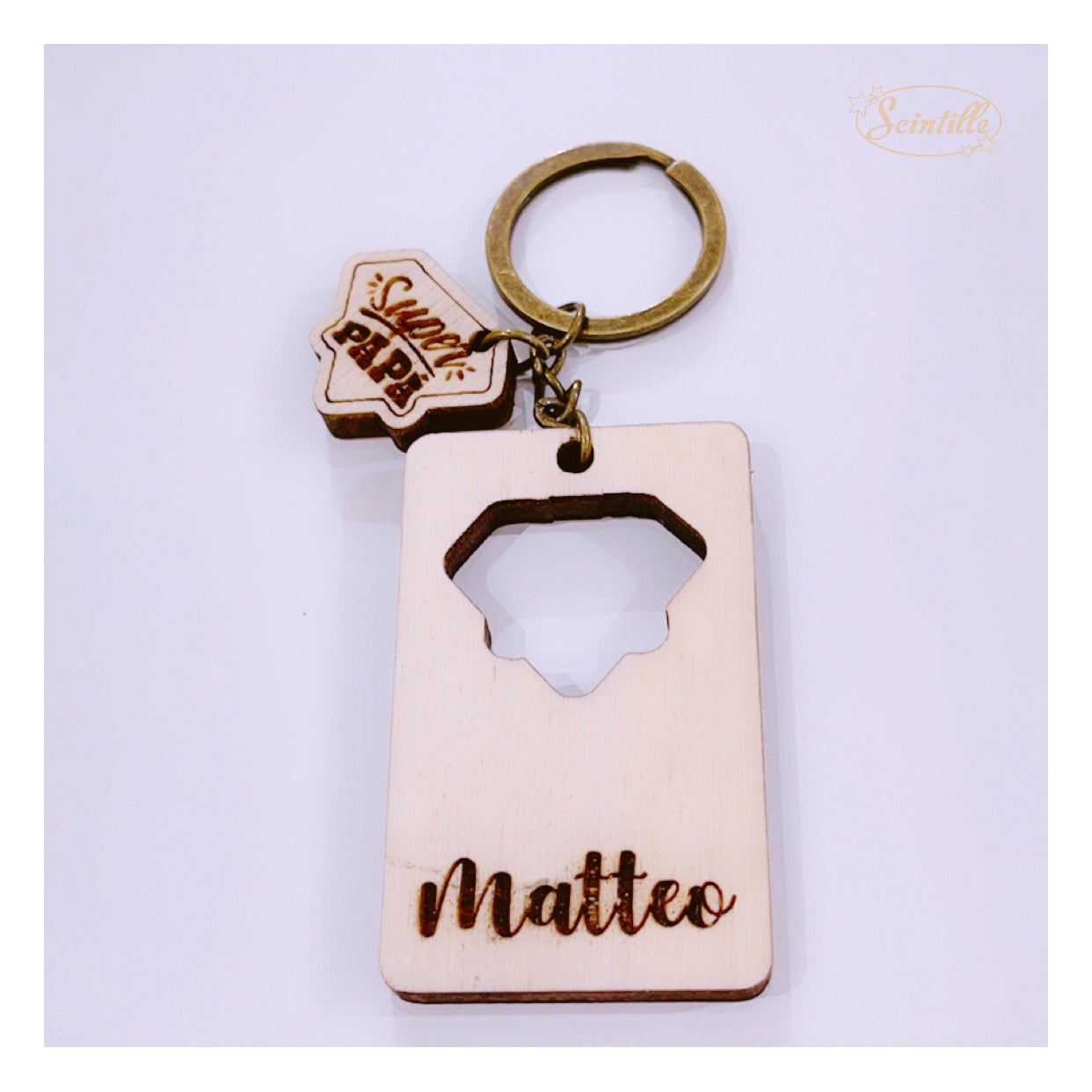 Portachiavi FESTA DEL PAPA' - SCINTILLE ACCESSORI MODA