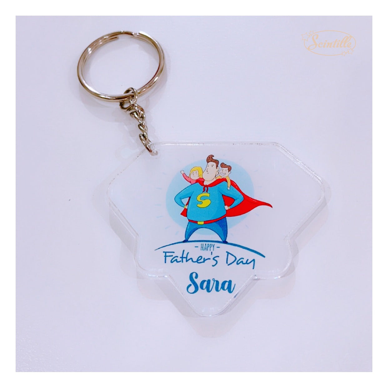 Portachiavi FESTA DEL PAPA' - SCINTILLE ACCESSORI MODA