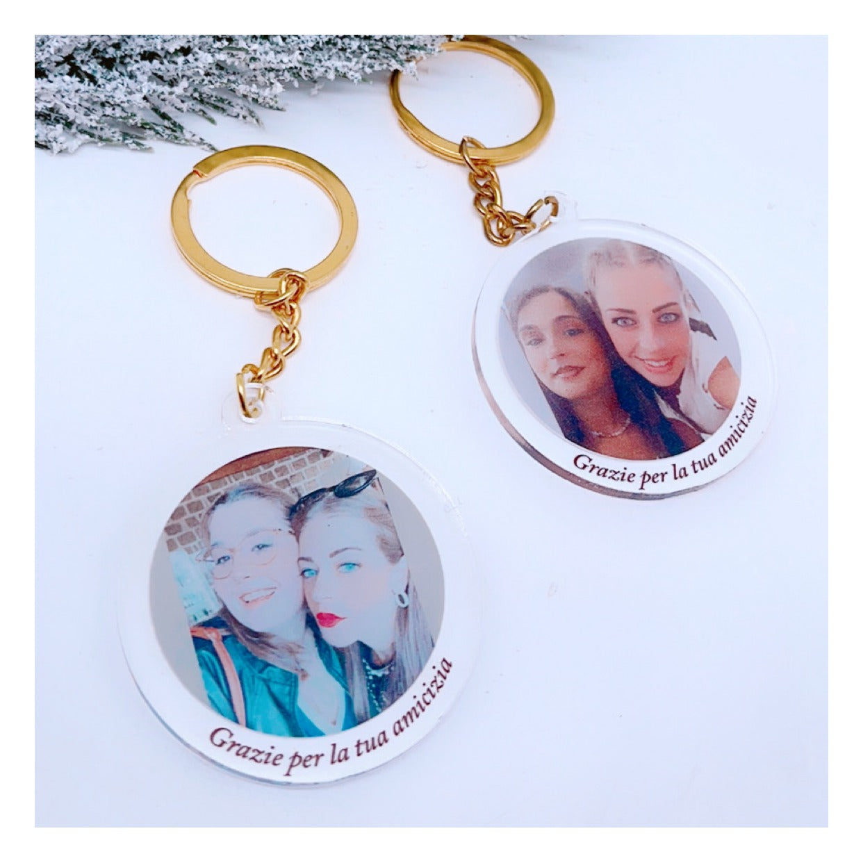 Portachiavi Personalizzato con Foto - SCINTILLE ACCESSORI MODA