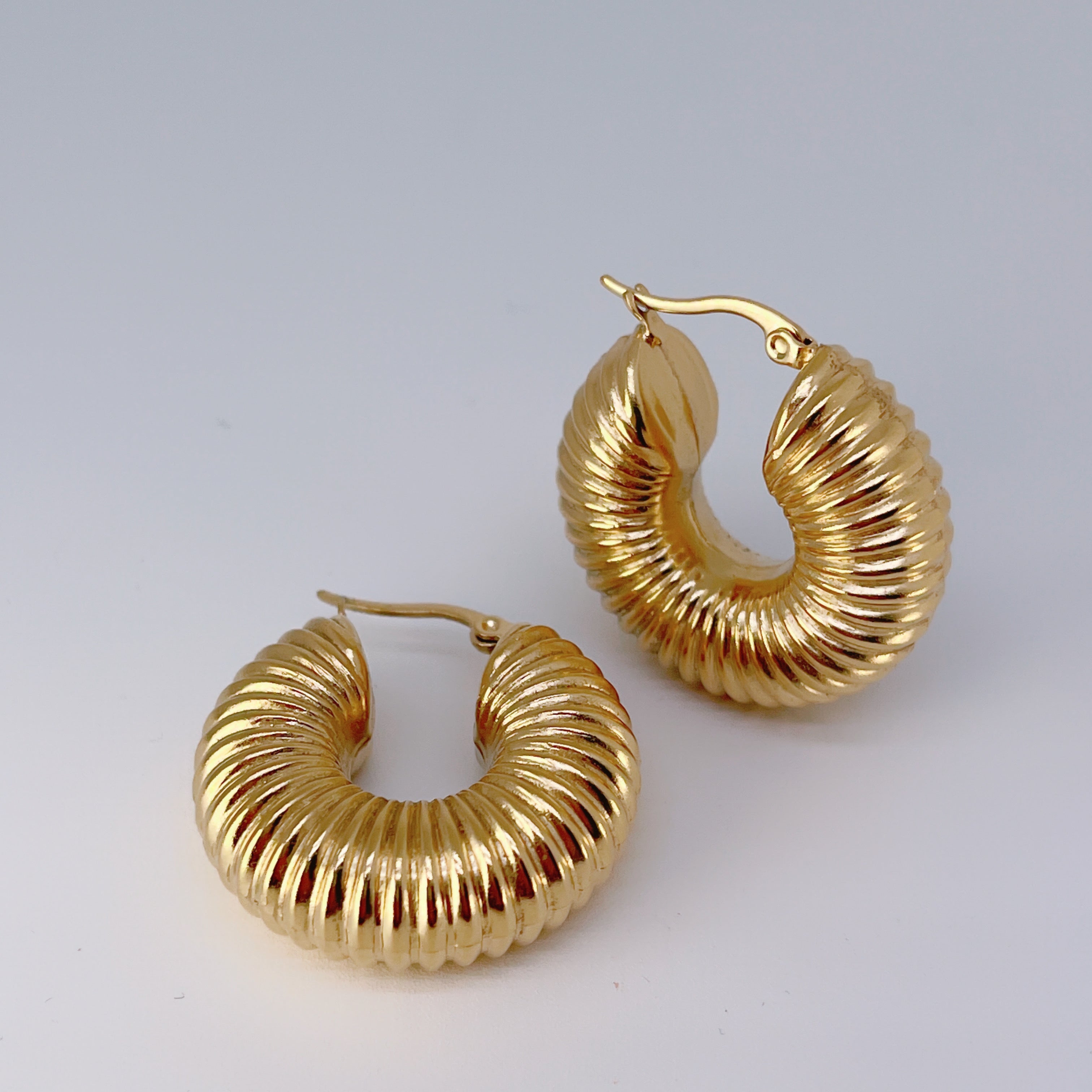 Orecchini Cerchio Delia Gold - SCINTILLE ACCESSORI MODA