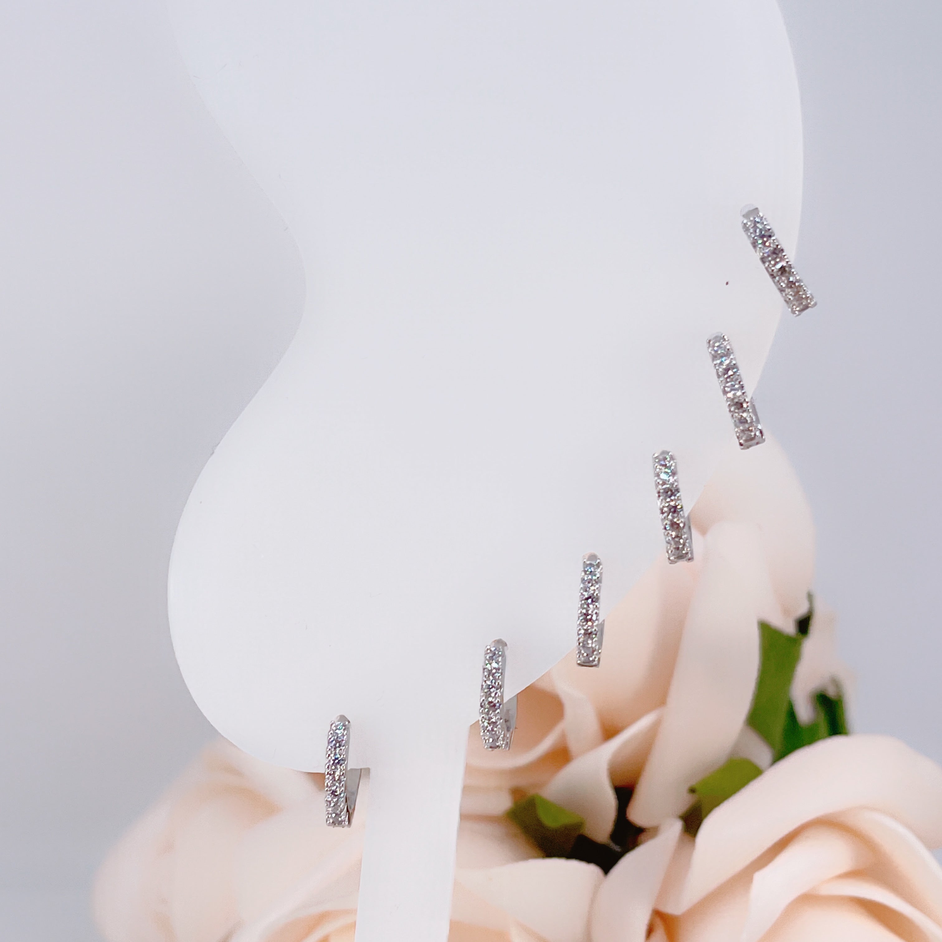 Orecchini Set Luxury Cerchietto Steel - SCINTILLE ACCESSORI MODA