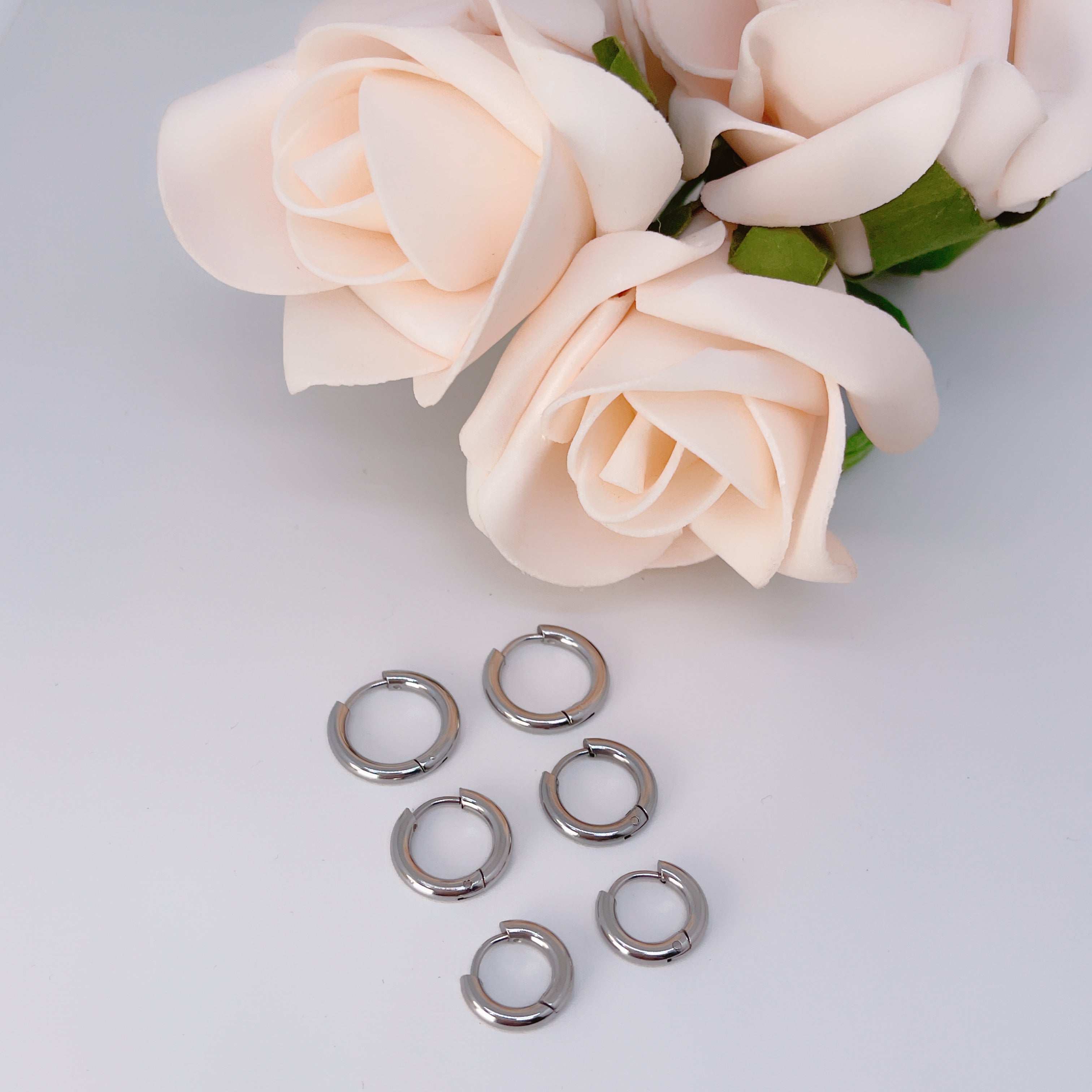 Orecchini Set Cerchio Acciaio - SCINTILLE ACCESSORI MODA