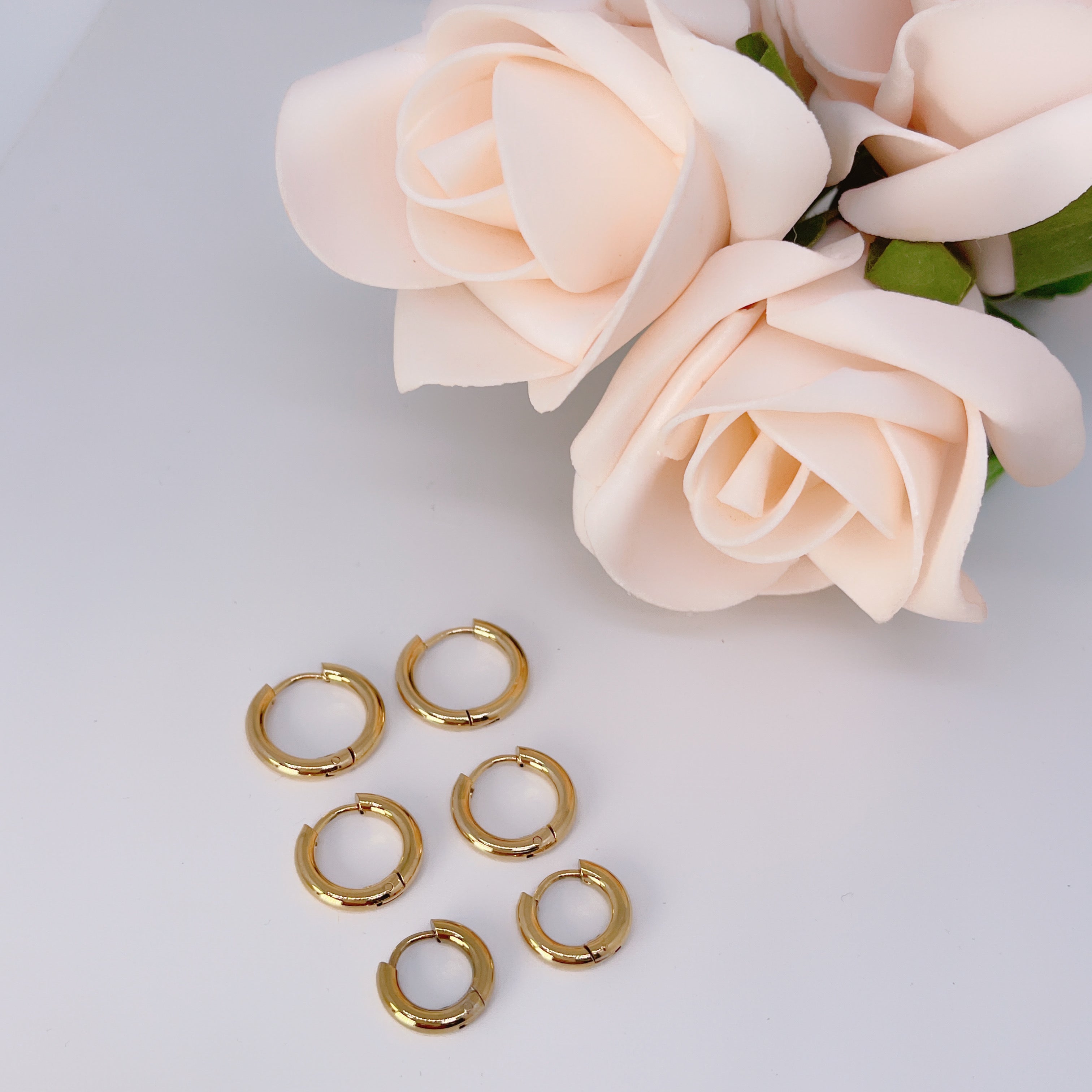 Orecchini Set Cerchi Acciaio - SCINTILLE ACCESSORI MODA