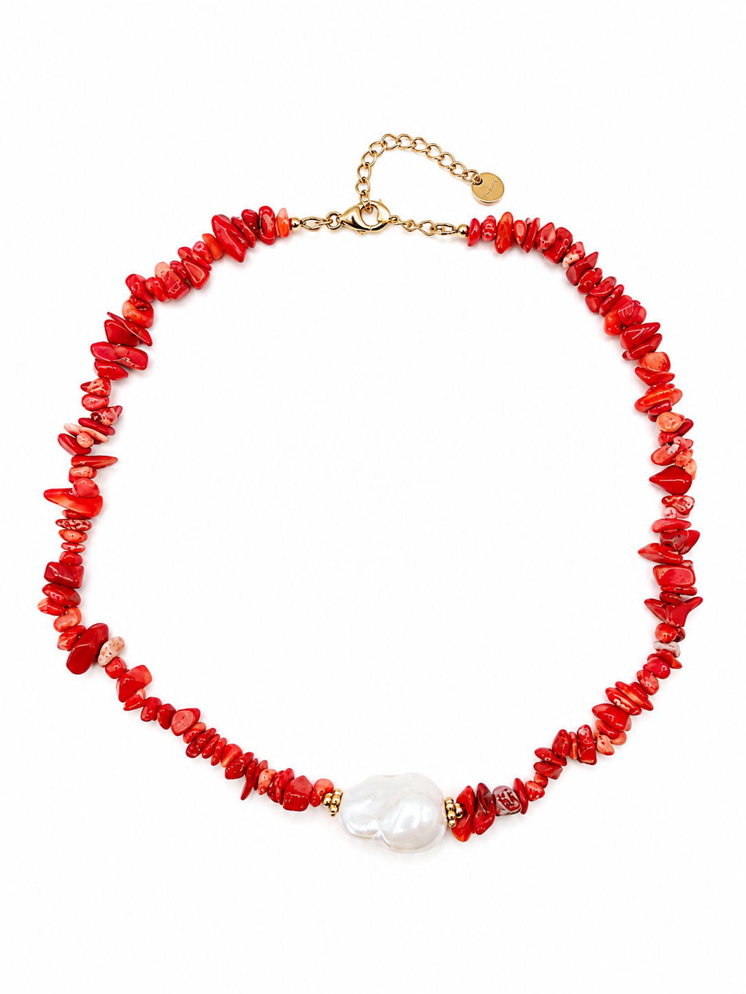 Collana Corallo & Perla Fiume