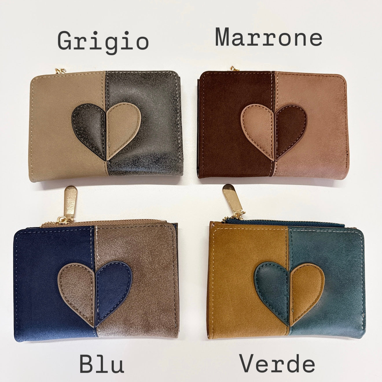 Portafoglio Love Bicolor