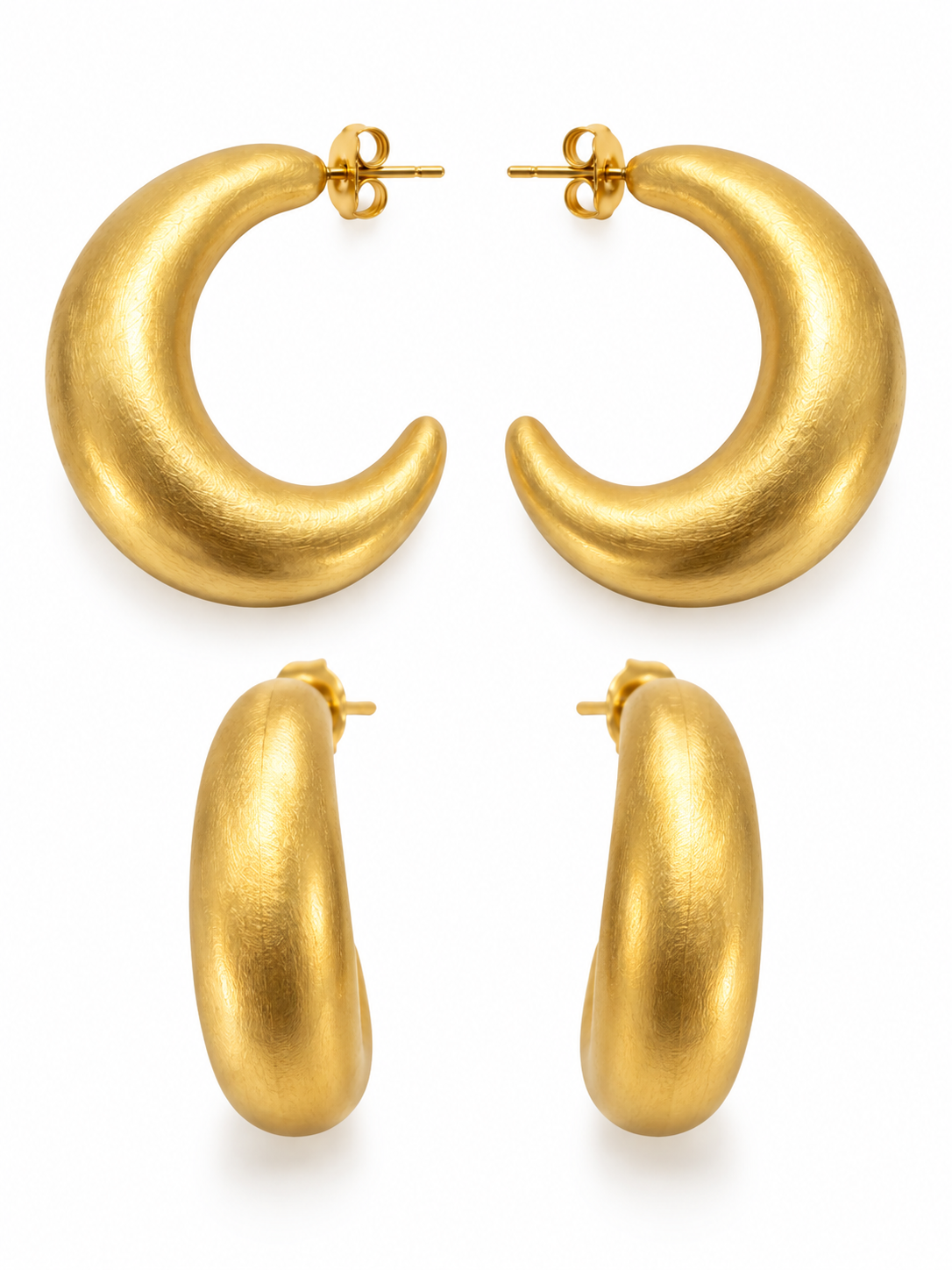 Orecchini Big Cerchio Satin
