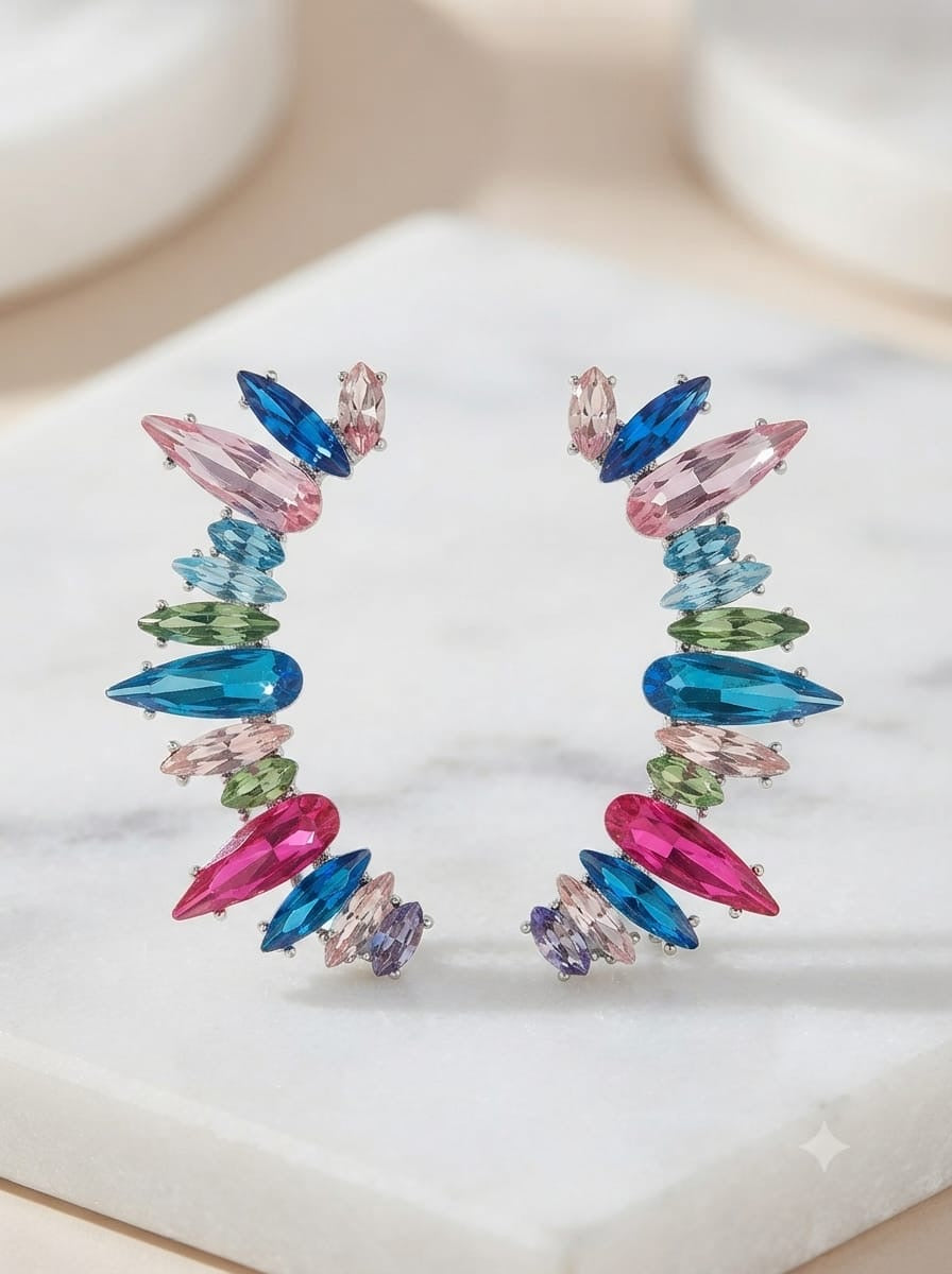 Orecchini Mood Earcuff Multicolor
