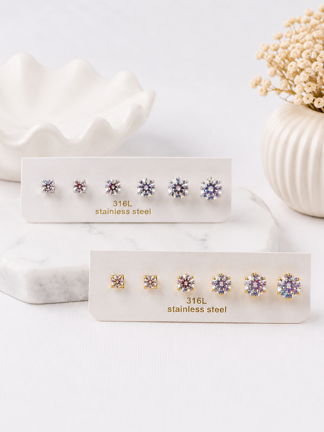 Set Orecchini Punto Luce