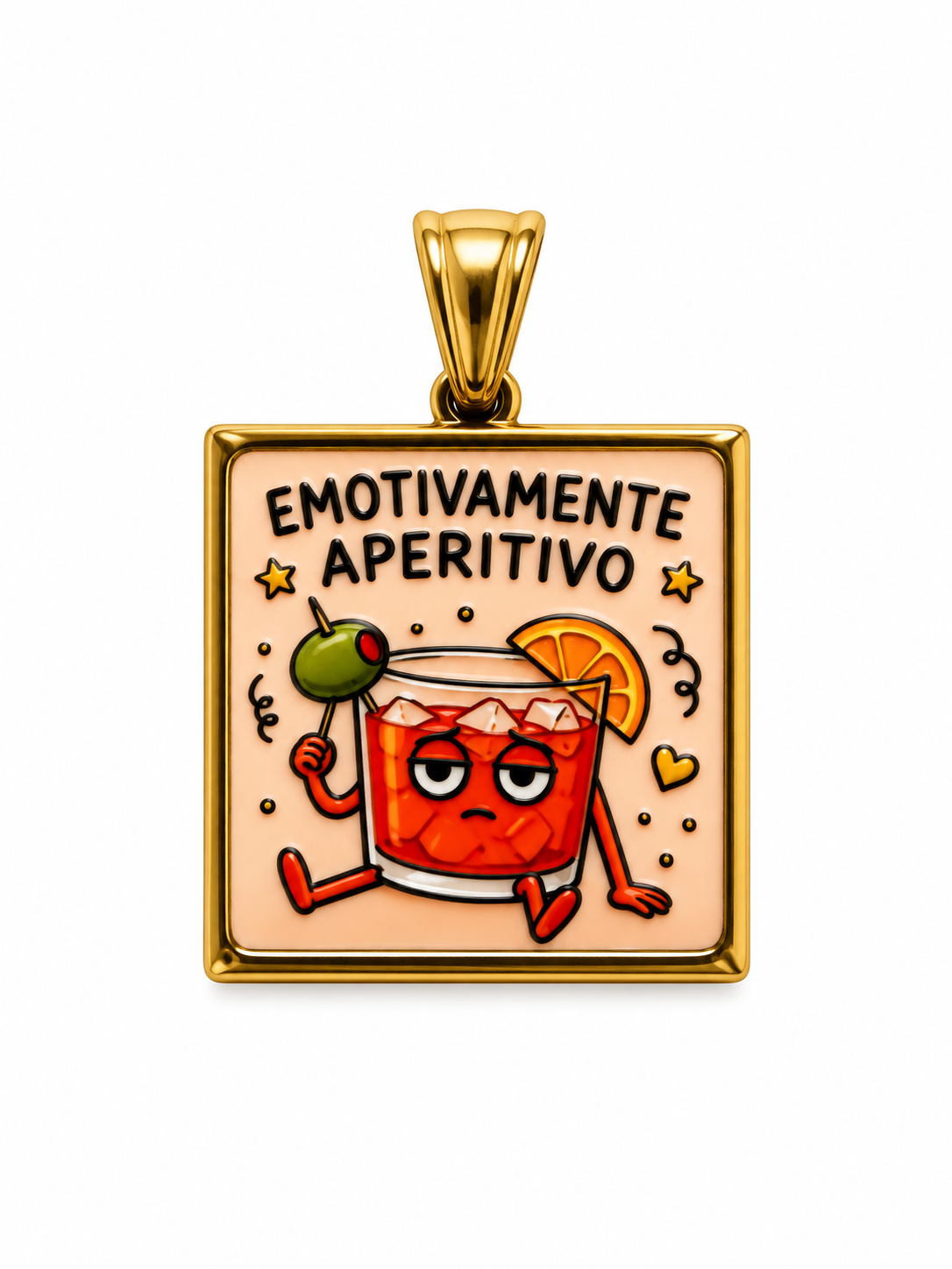 CIONDOLO QUADRATO FRASI