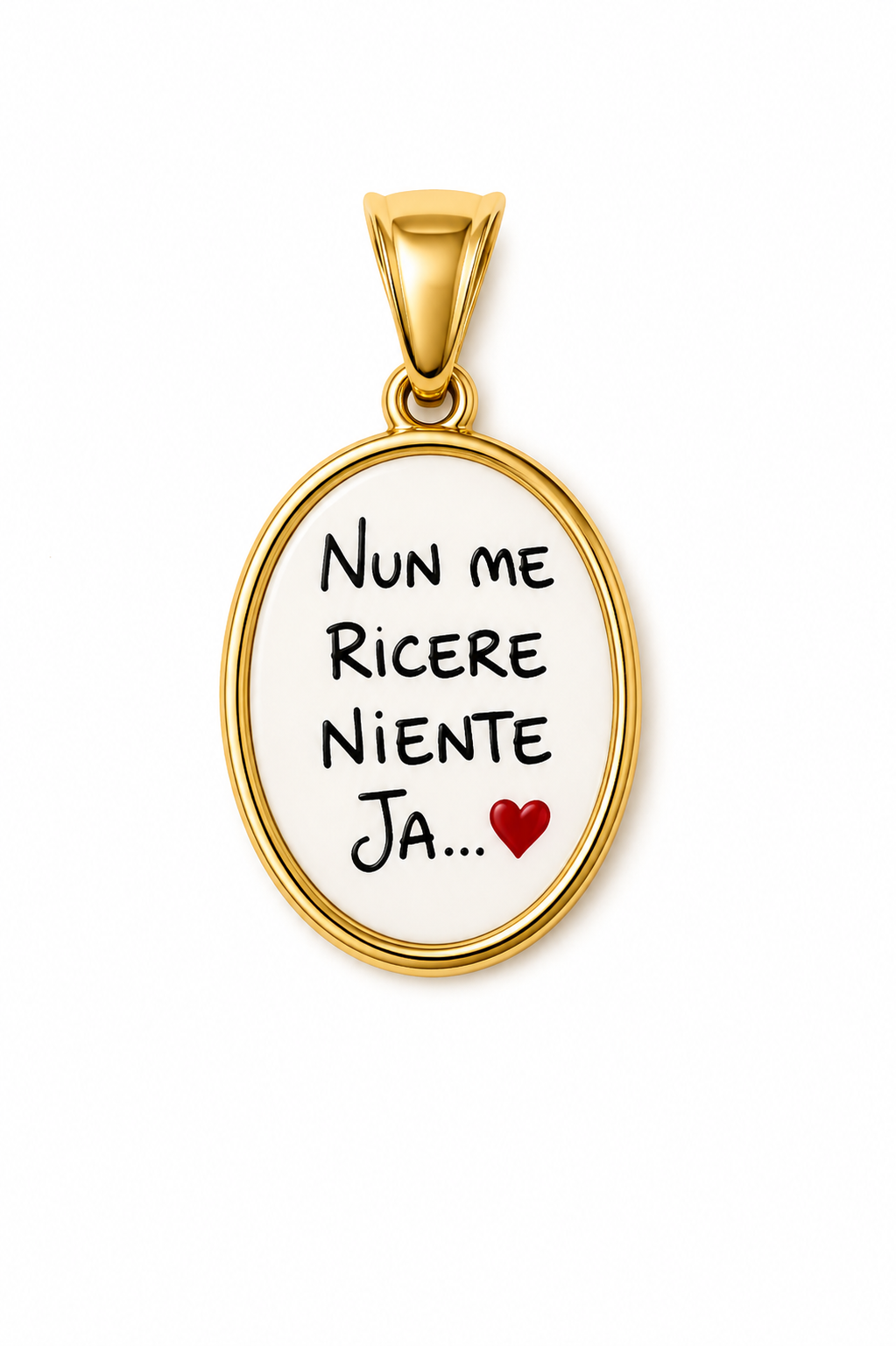 CIONDOLO OVALE FRASI
