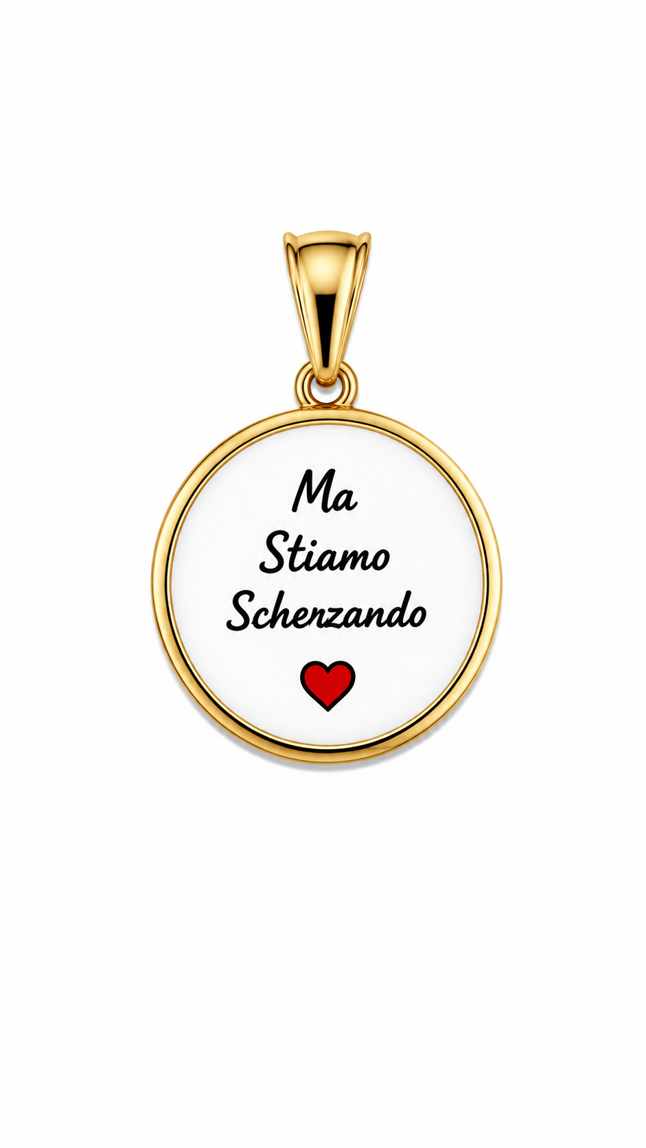 CIONDOLO TONDO FRASI