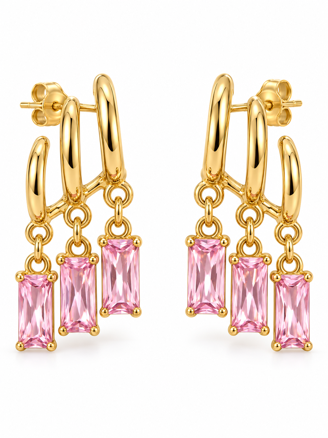 Orecchini Shine Baguette