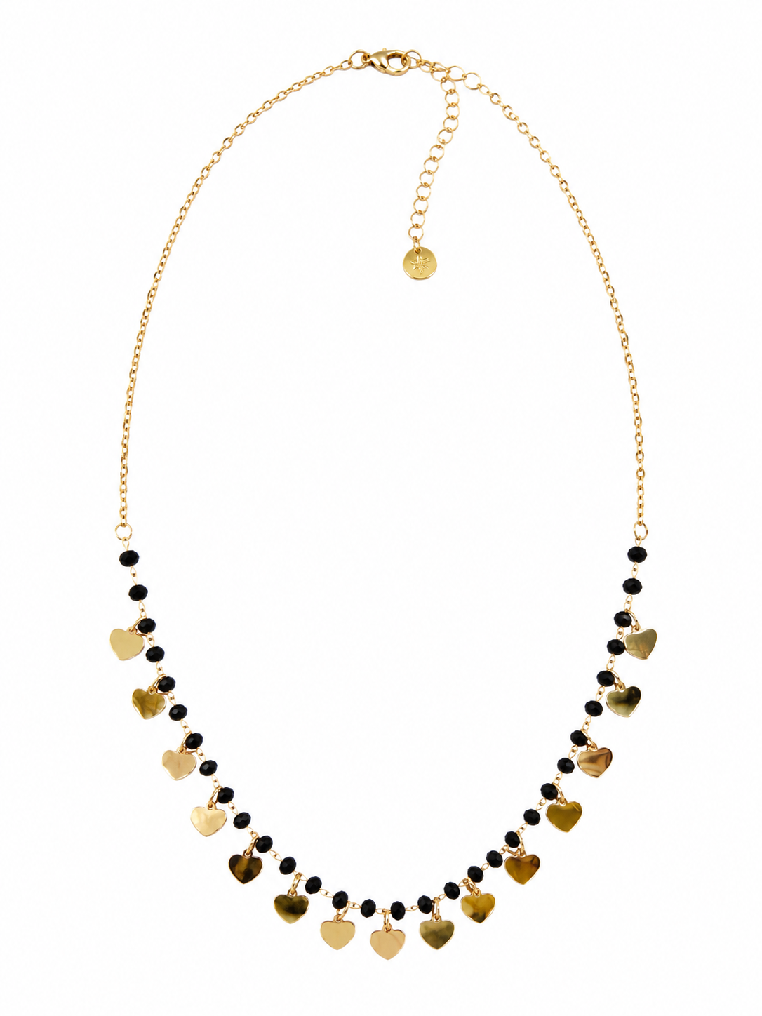 Collana Cristalli & Cuoricini