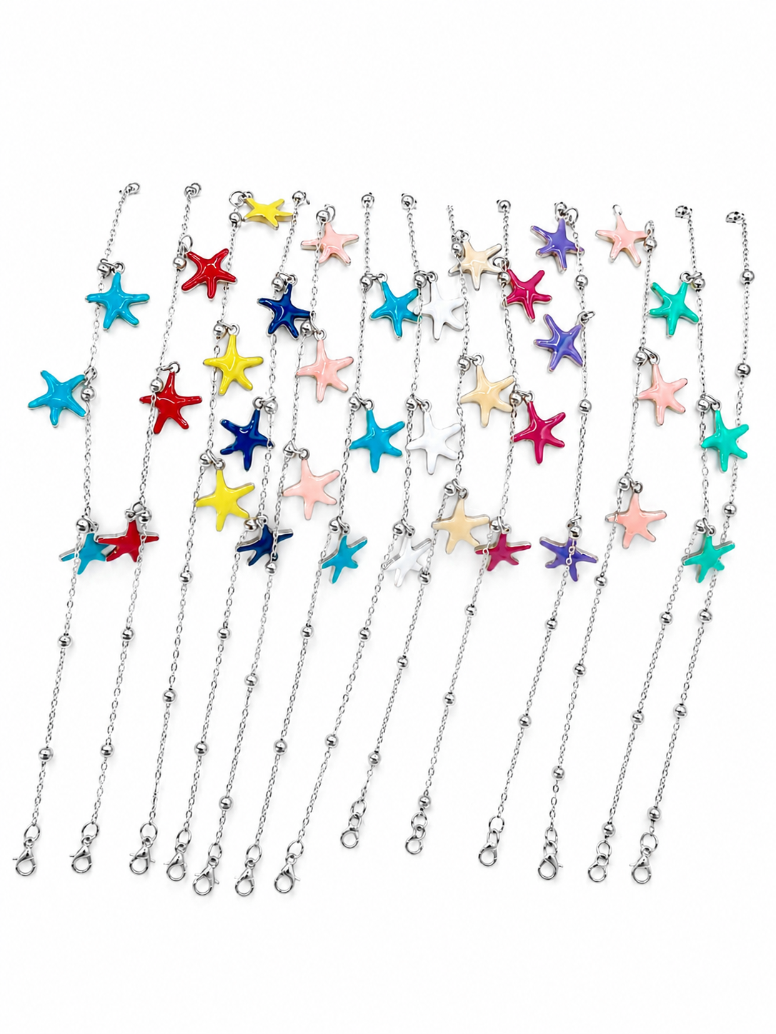 Cavigliera Stelle Colors STEEL