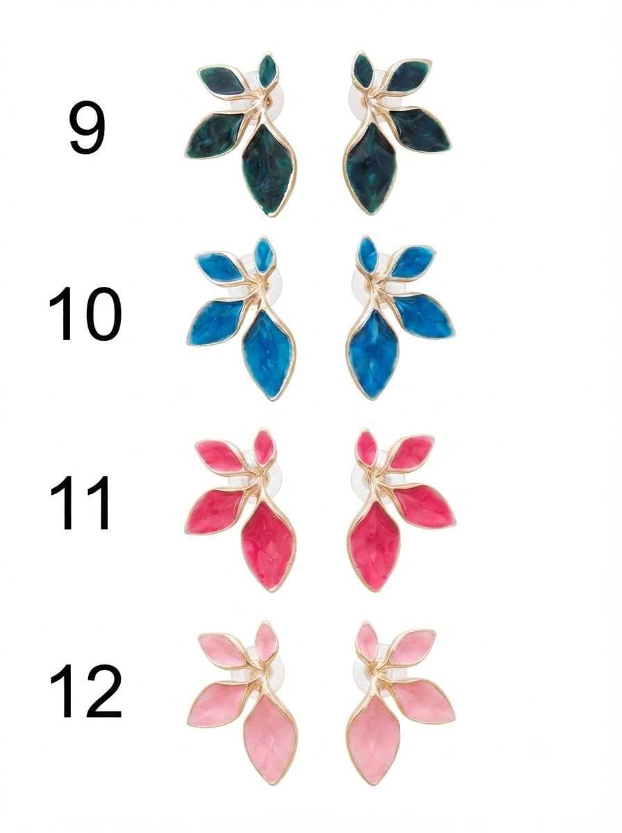 Orecchini Flow Smaltati