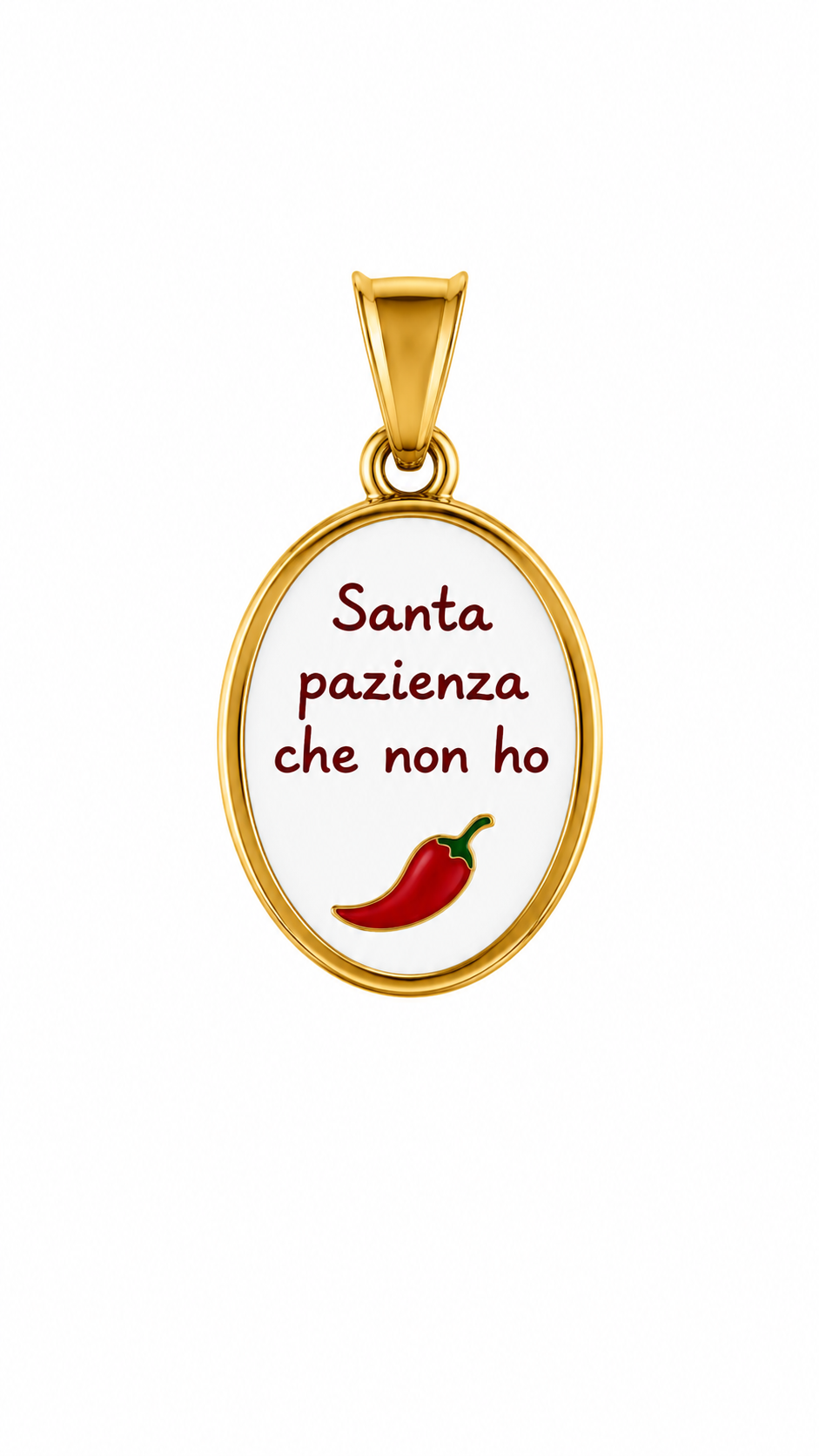 CIONDOLO OVALE FRASI