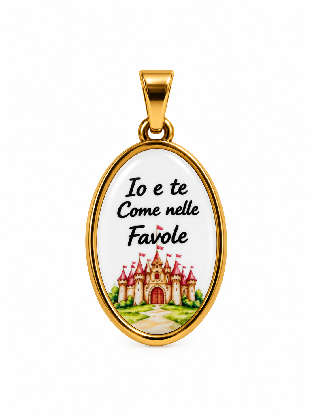 CIONDOLO OVALE FRASI